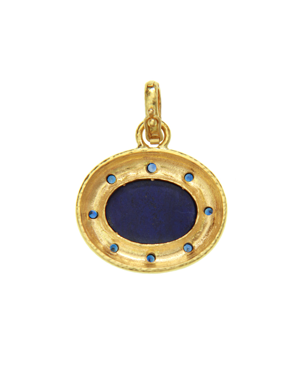 Lapis and Blue Sapphire Pendant