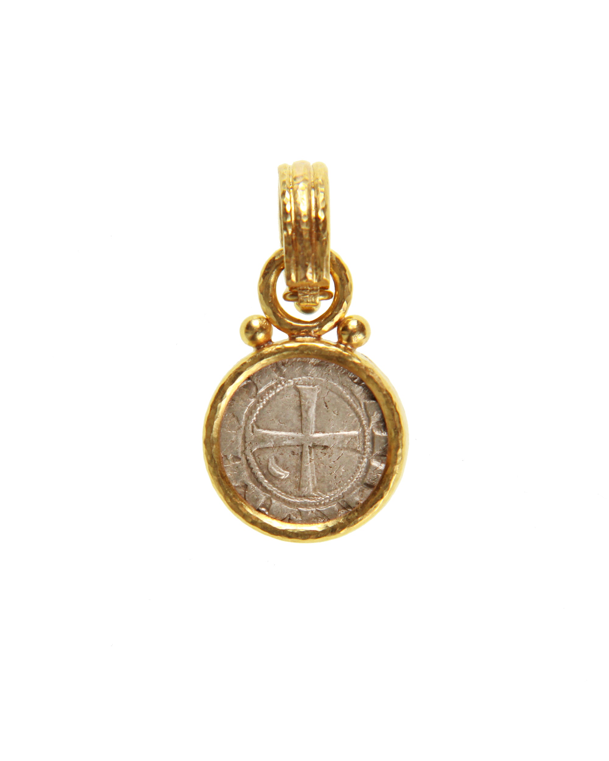 Ancient Silver 'Crusader' Coin Pendant
