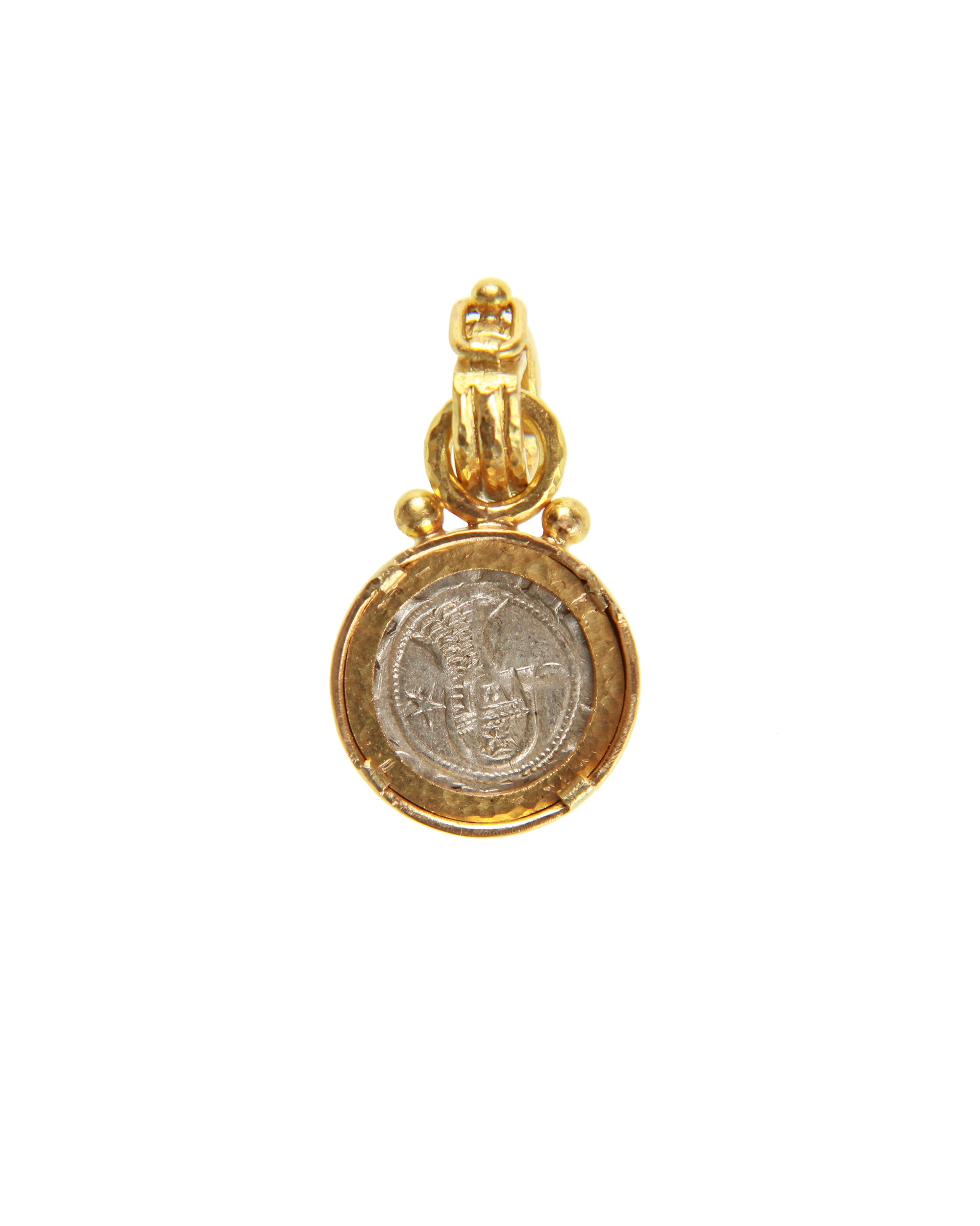 Ancient Silver 'Crusader' Coin Pendant