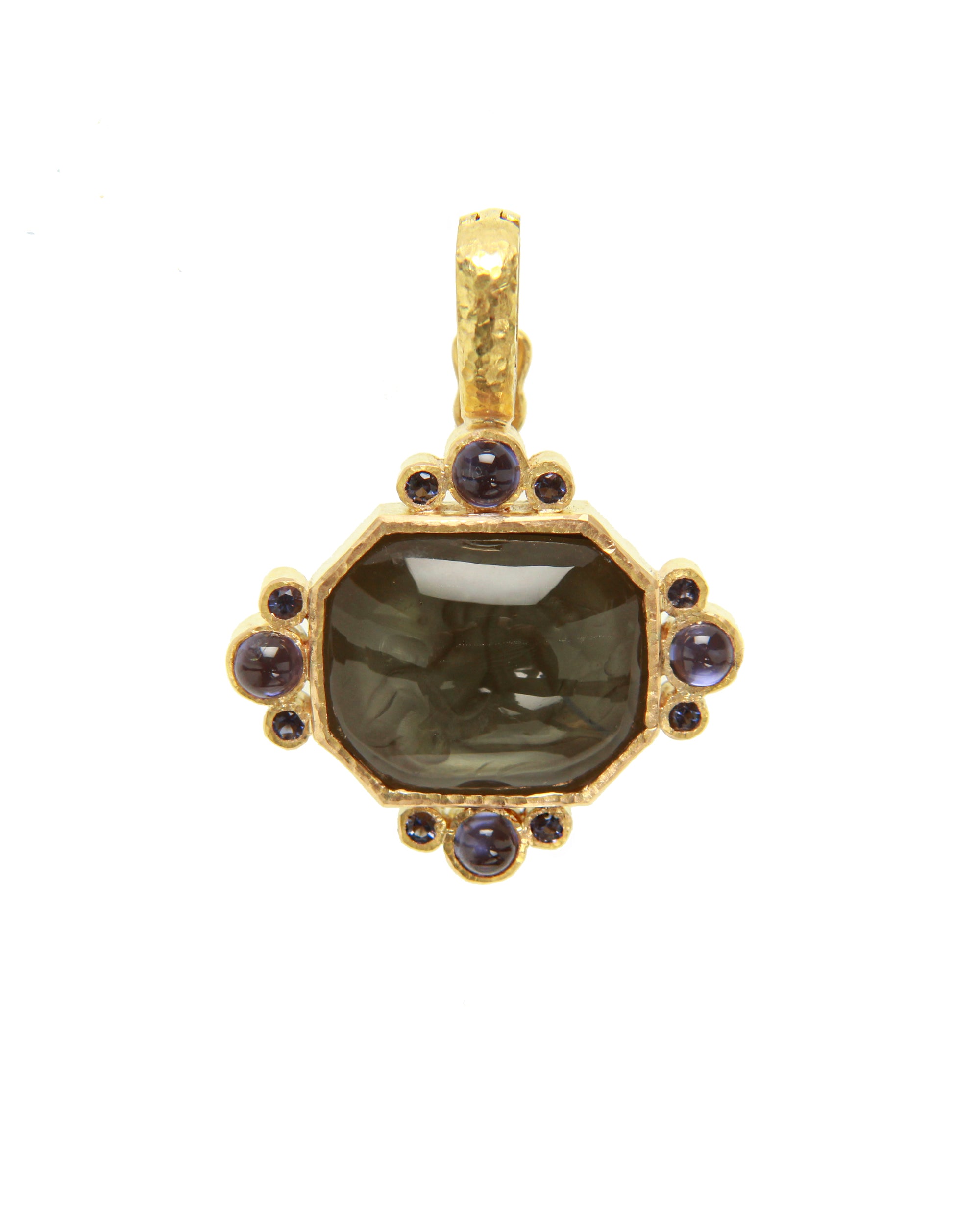 Smoke 'Hypocanthus and Goddess' Pendant