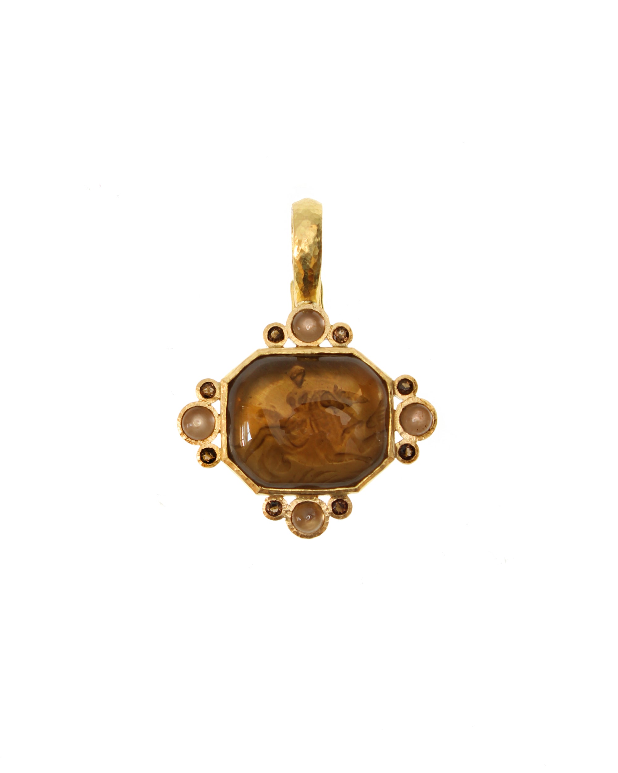 Bronze 'Hypocanthus and Goddess' Pendant