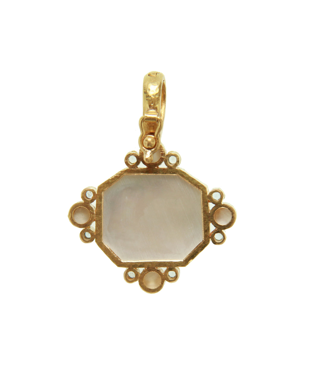 Light Aqua 'Hypocanthus and Goddess' Pendant