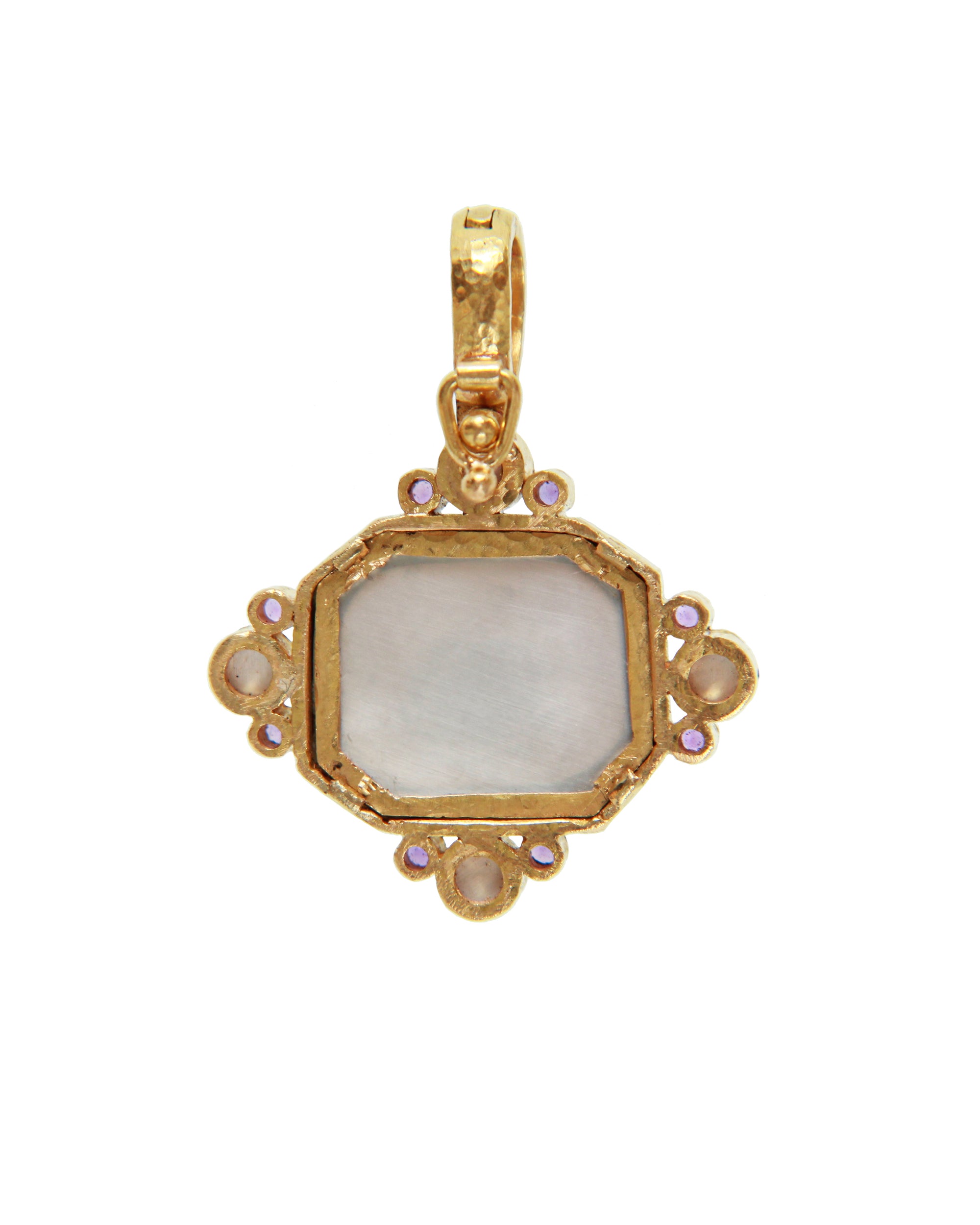 Pink 'Hypocanthus and Goddess' Pendant