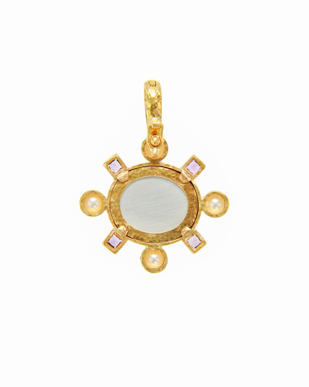 Mulberry 'Goddess on Boat' with Pearl Pendant