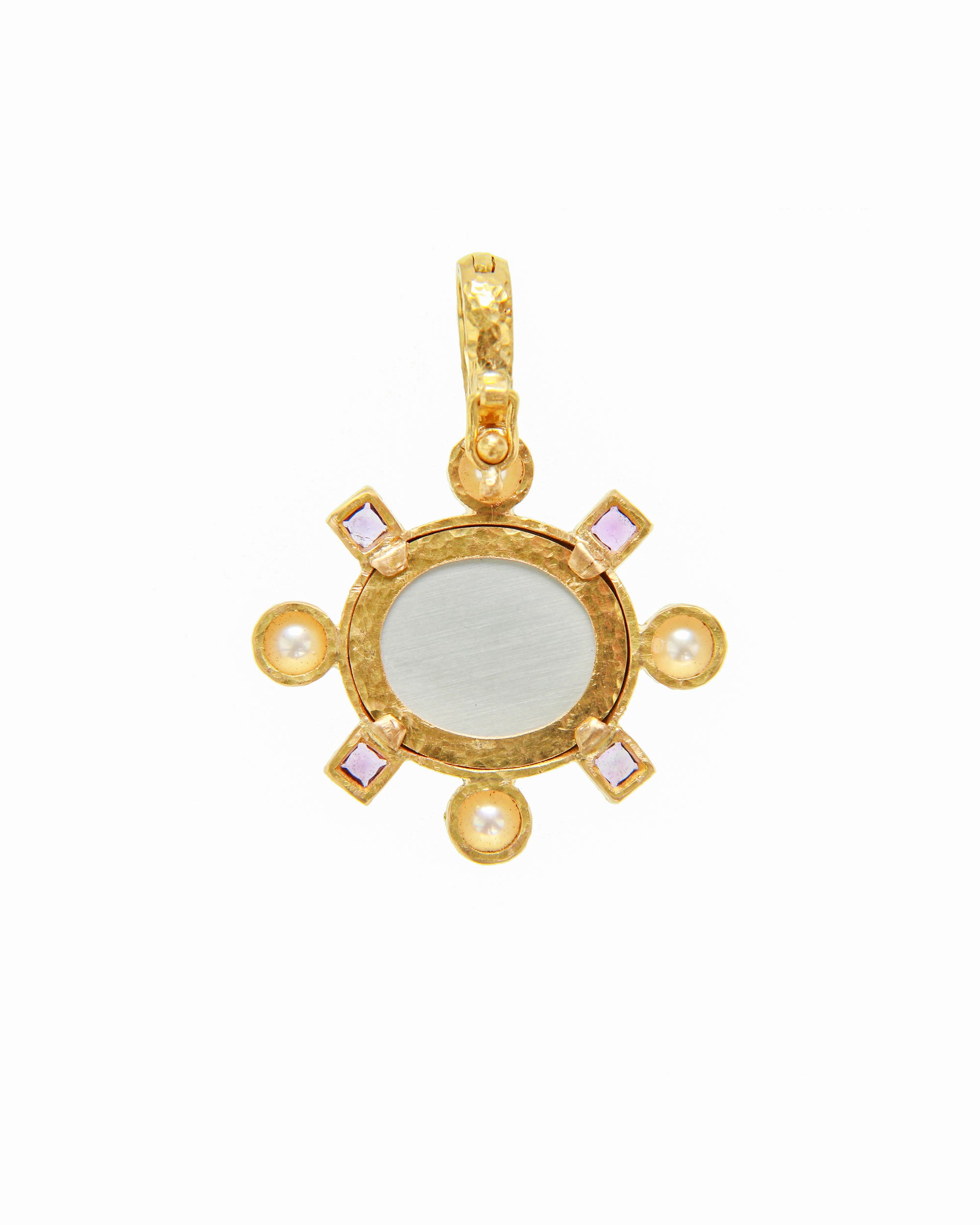 Mulberry 'Goddess on Boat' with Pearl Pendant