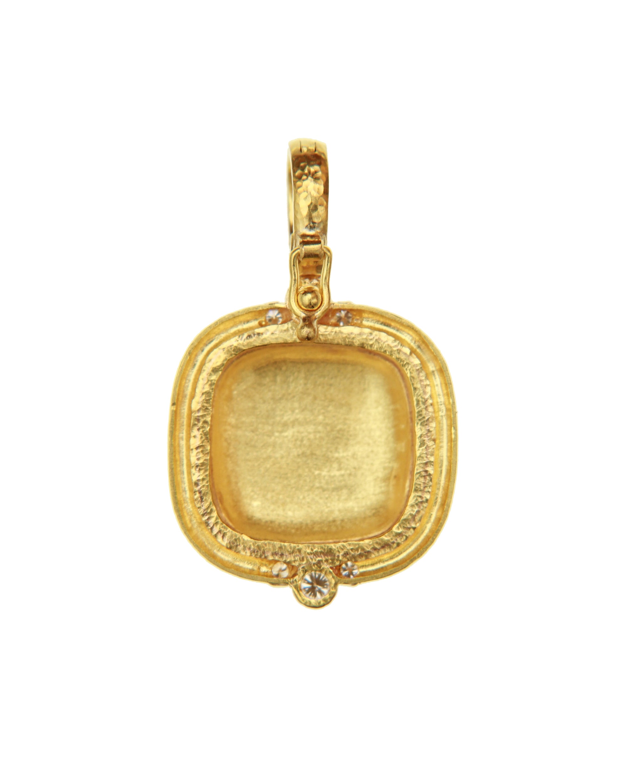 Gold 'Queen Bee' and Diamond Pendant