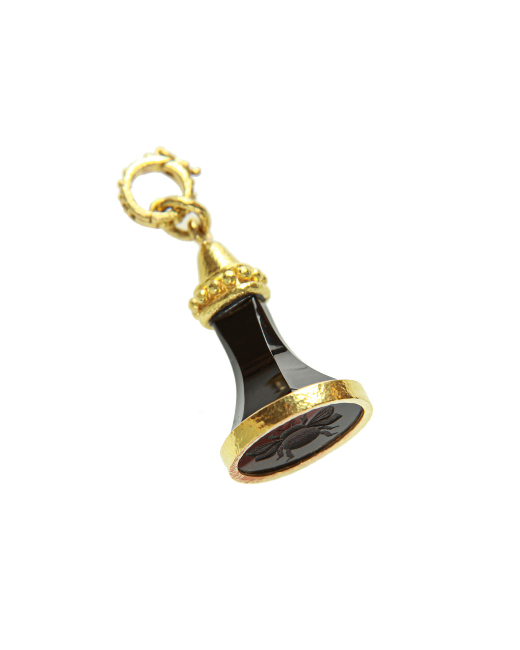 Onyx 'Bee' Fob Pendant