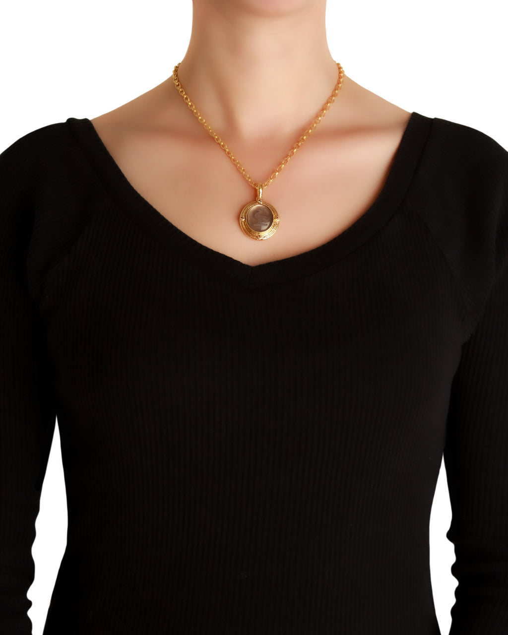 Smoky Quartz 'Bird' Pendant