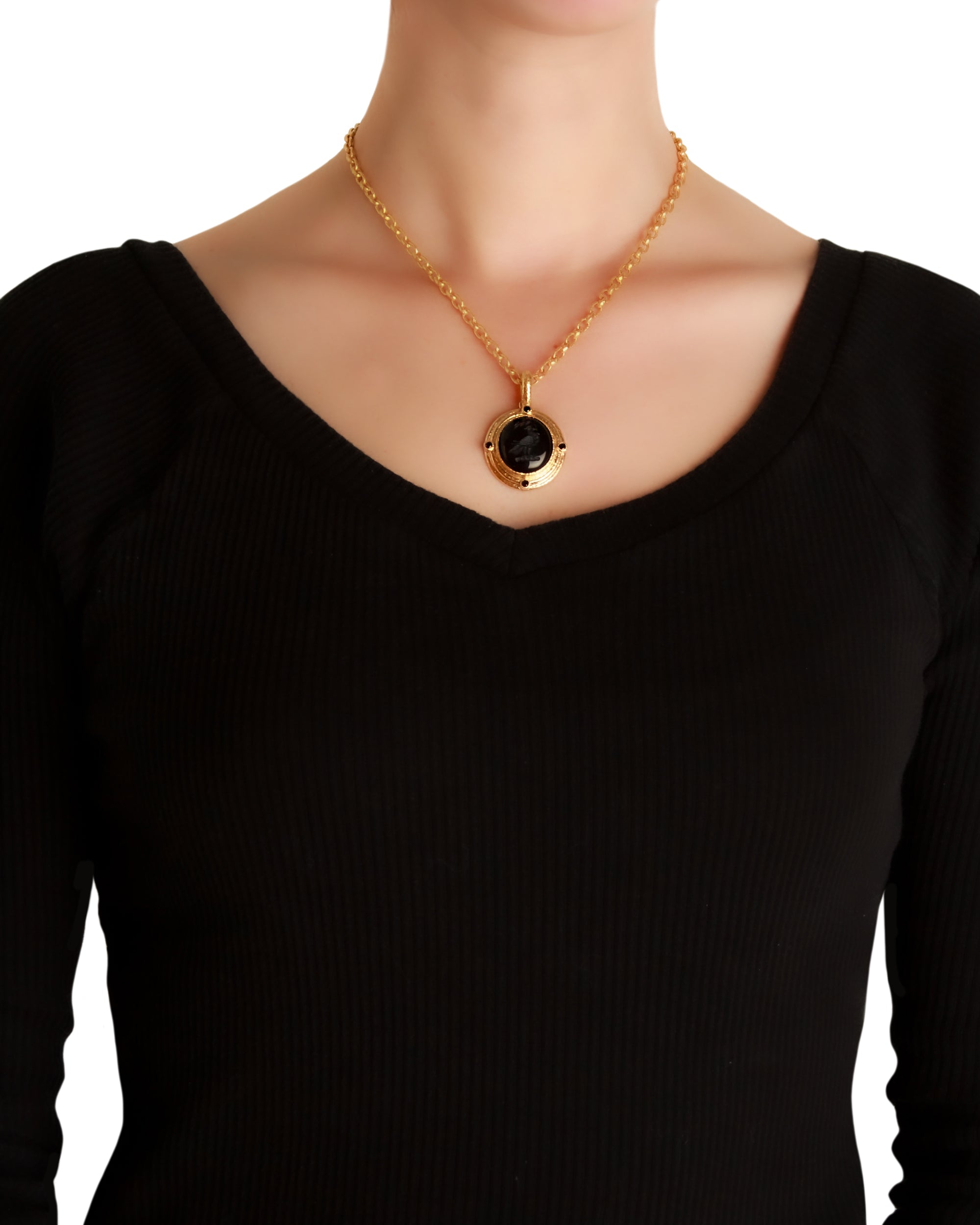 Onyx 'Bird' Pendant