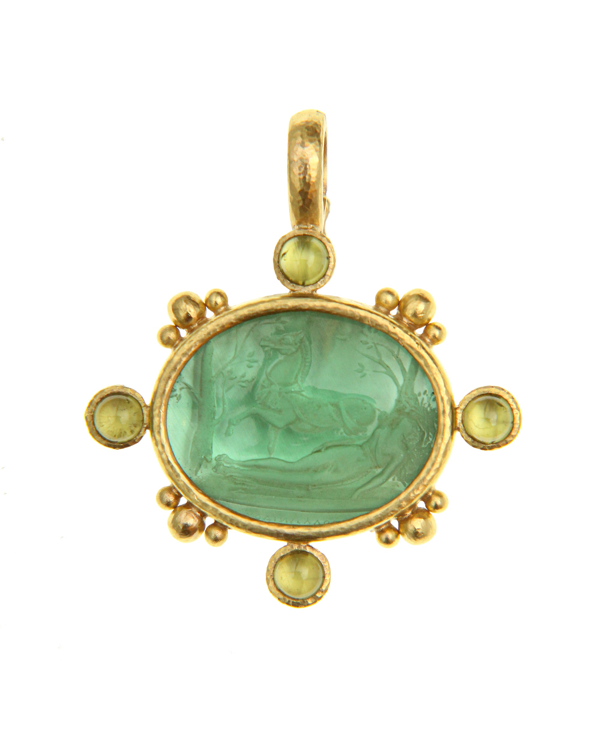 Nile 'Horse with Sleeping Maiden' Pendant