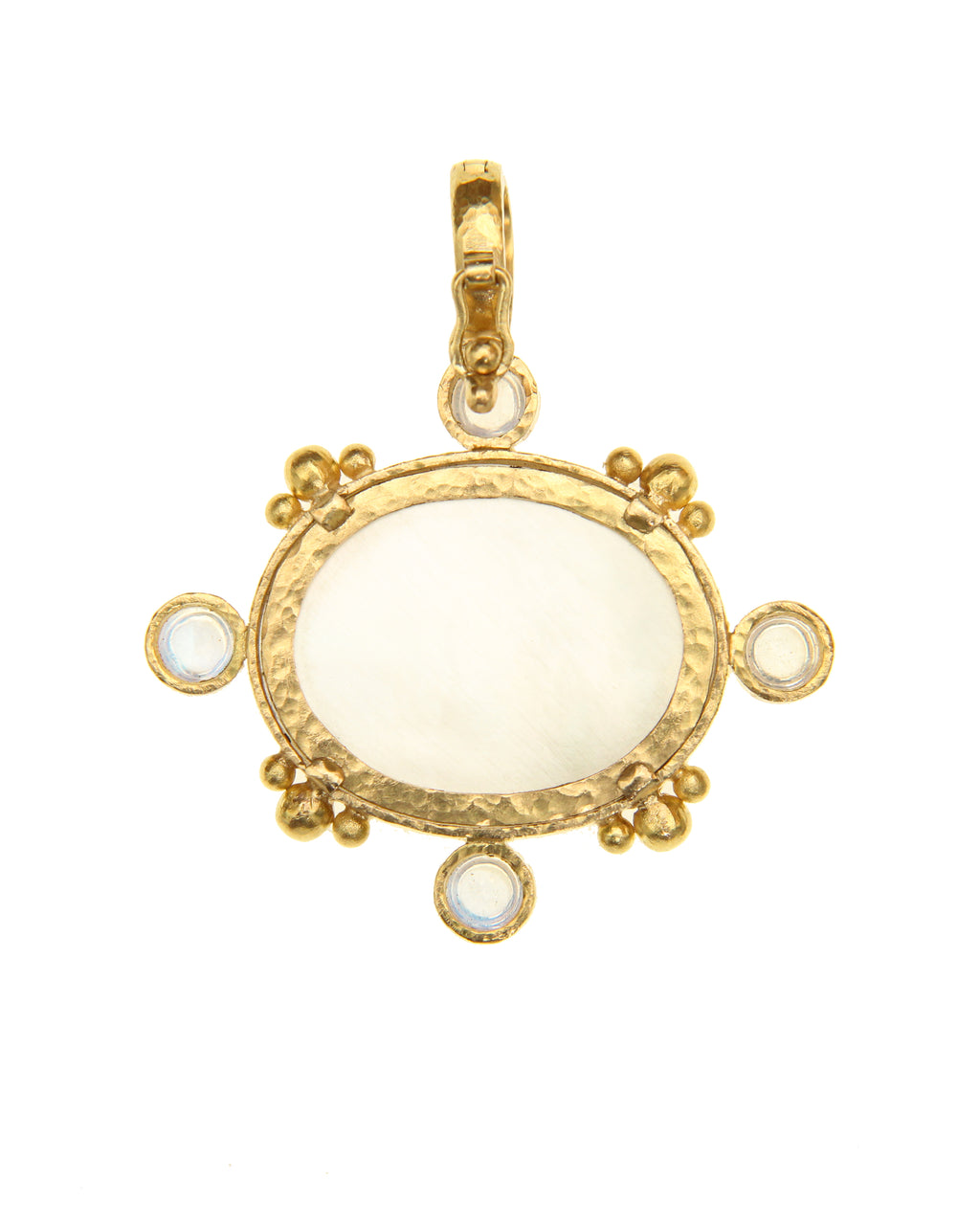 Crystal 'Horse with Sleeping Maiden' Pendant