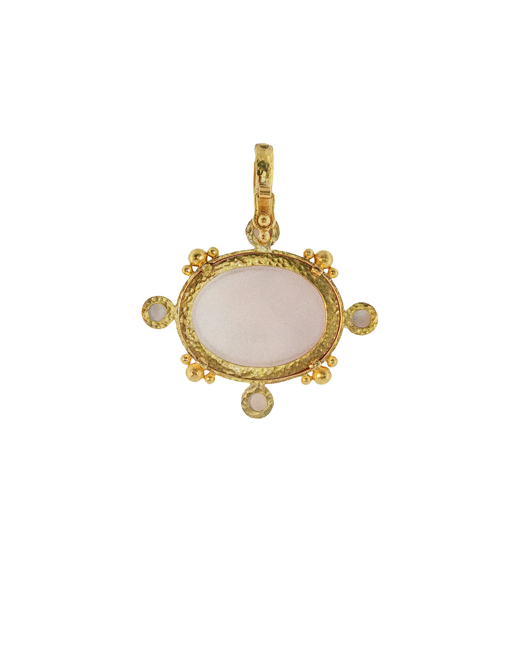 Pink 'Horse with Sleeping Maiden' Pendant