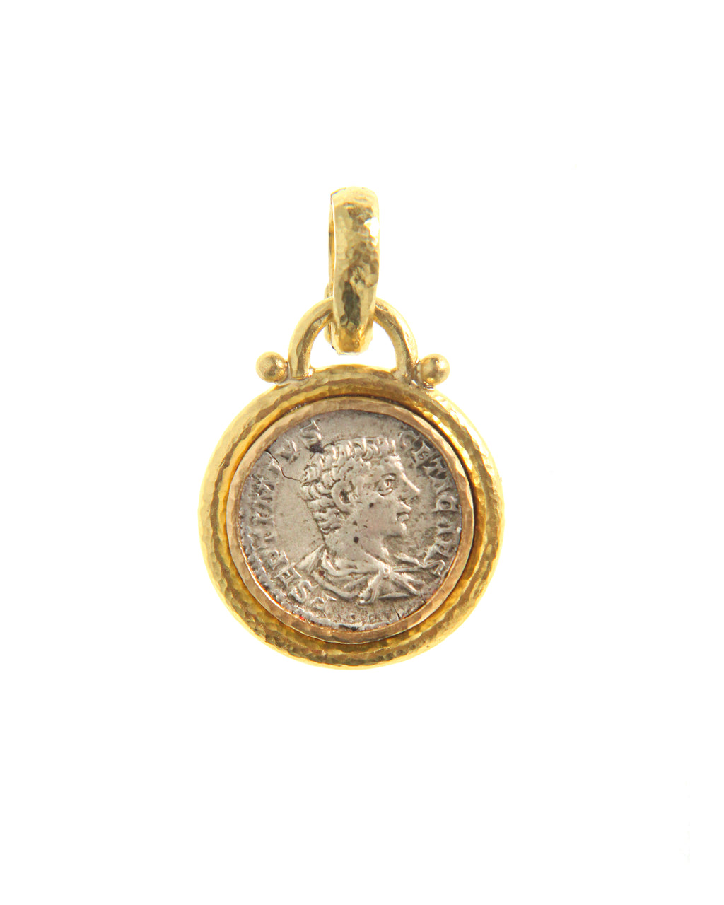 Ancient Roman Silver Coin Pendant