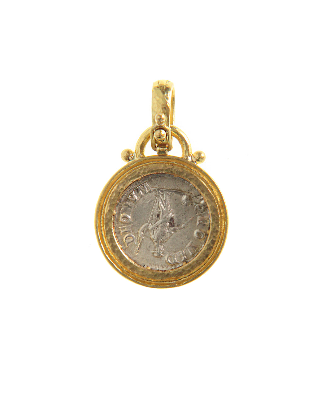 Ancient Roman Silver Coin Pendant