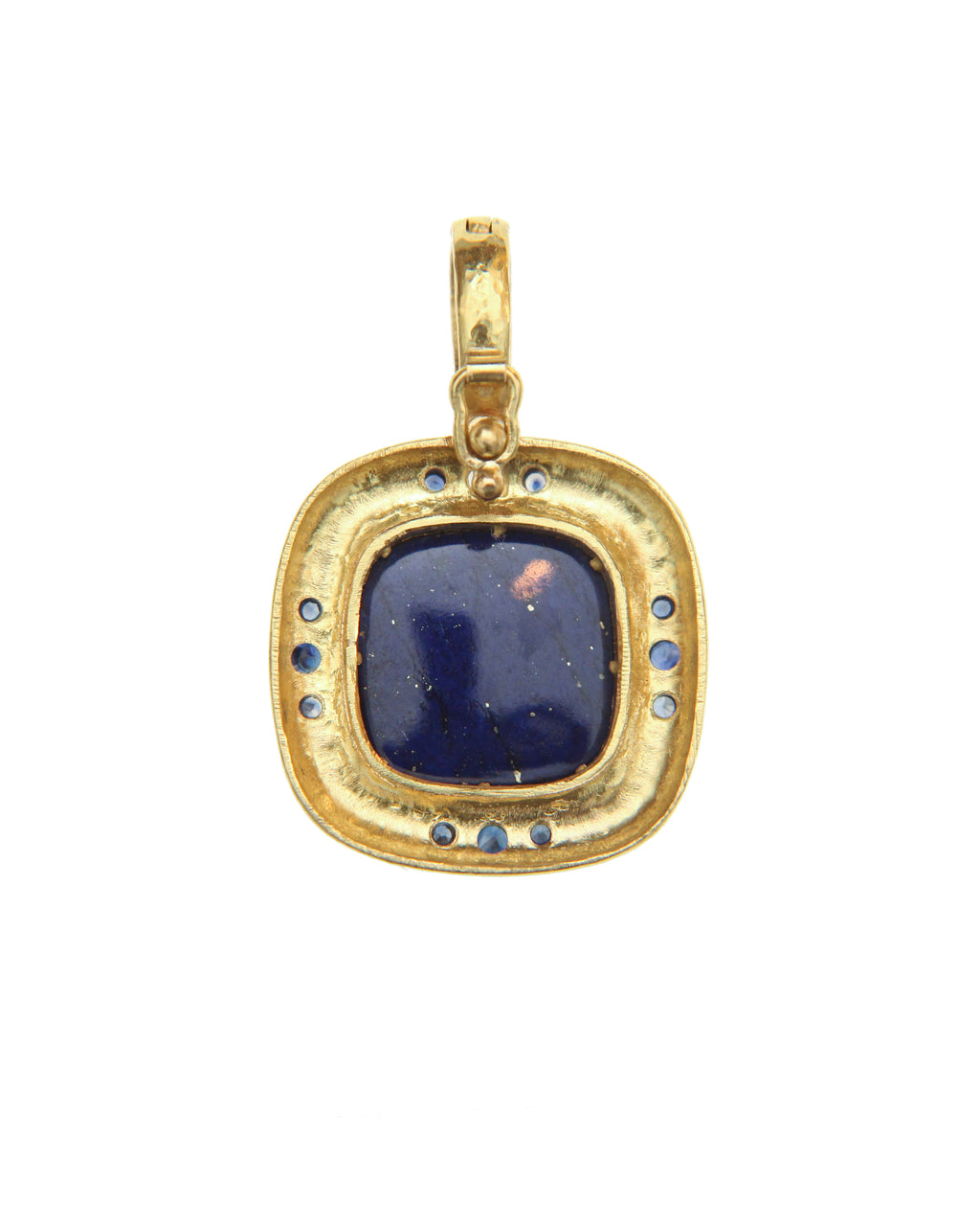 Lapis and Blue Sapphire Pendant