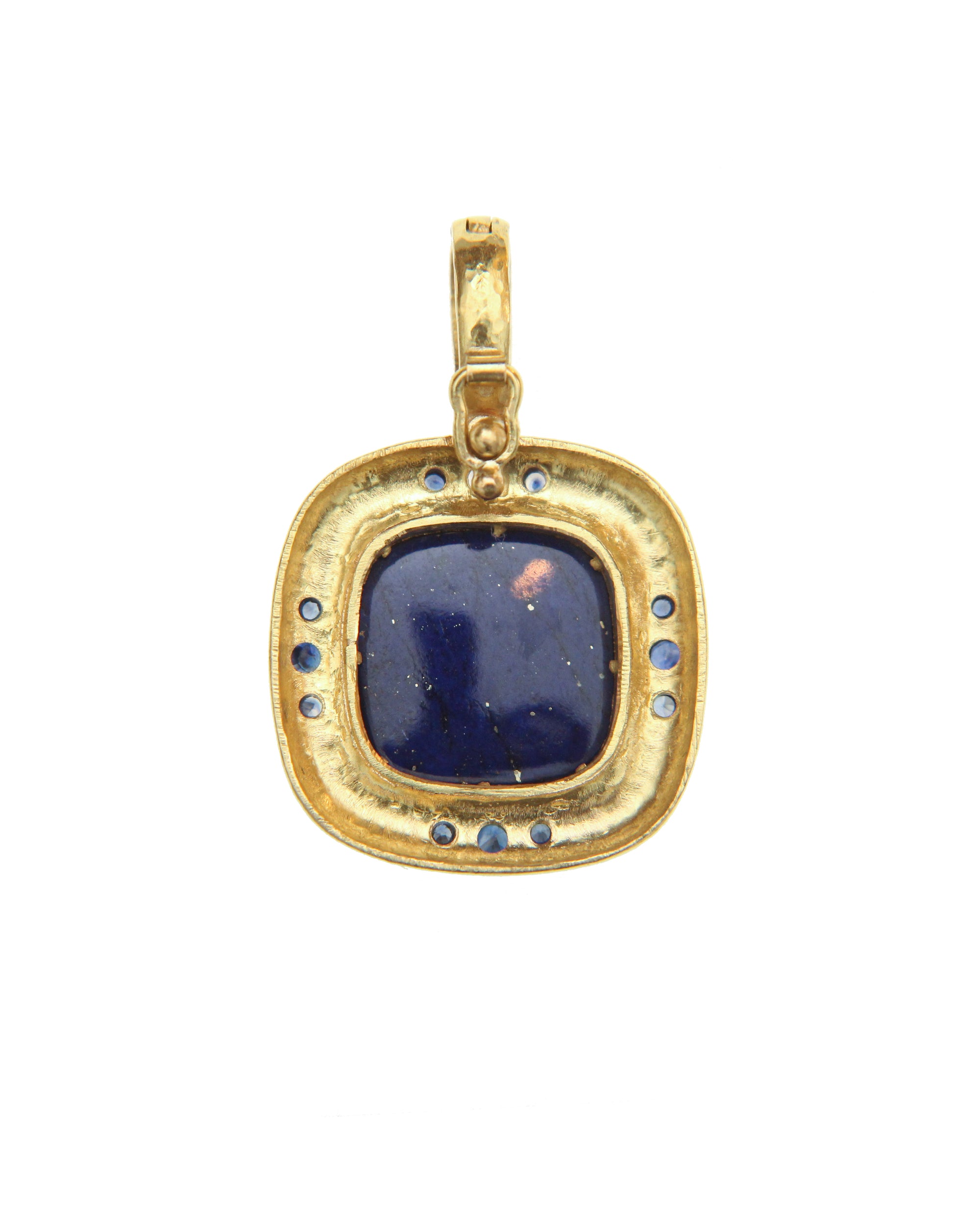 Lapis and Blue Sapphire Pendant