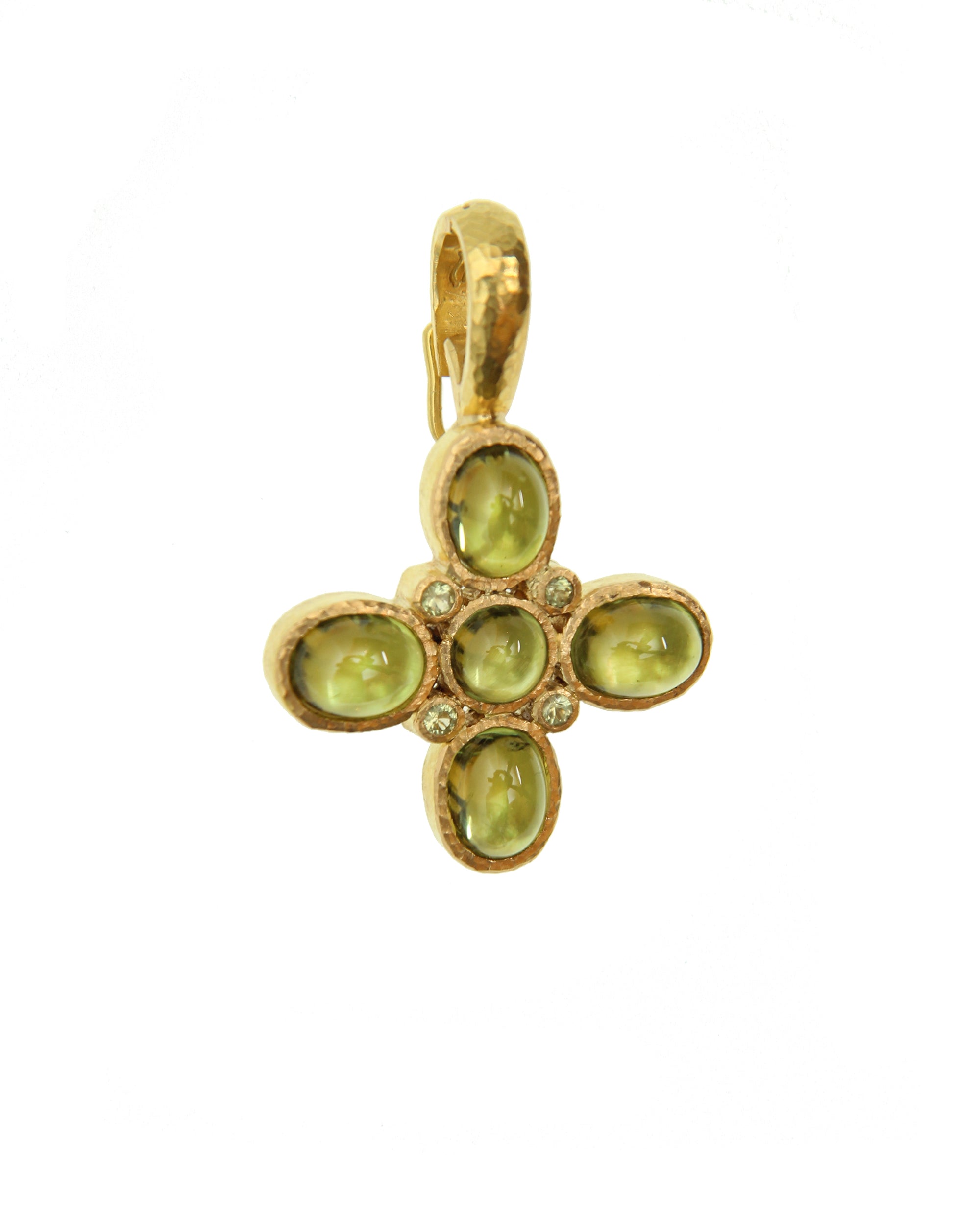 Peridot 'Clover' Pendant