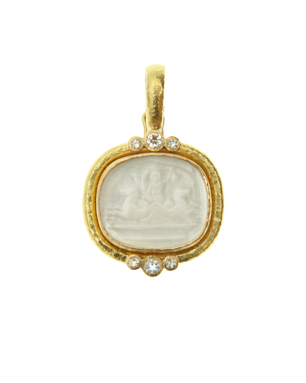 Crystal Venetian Glass 'Neptune' Pendant