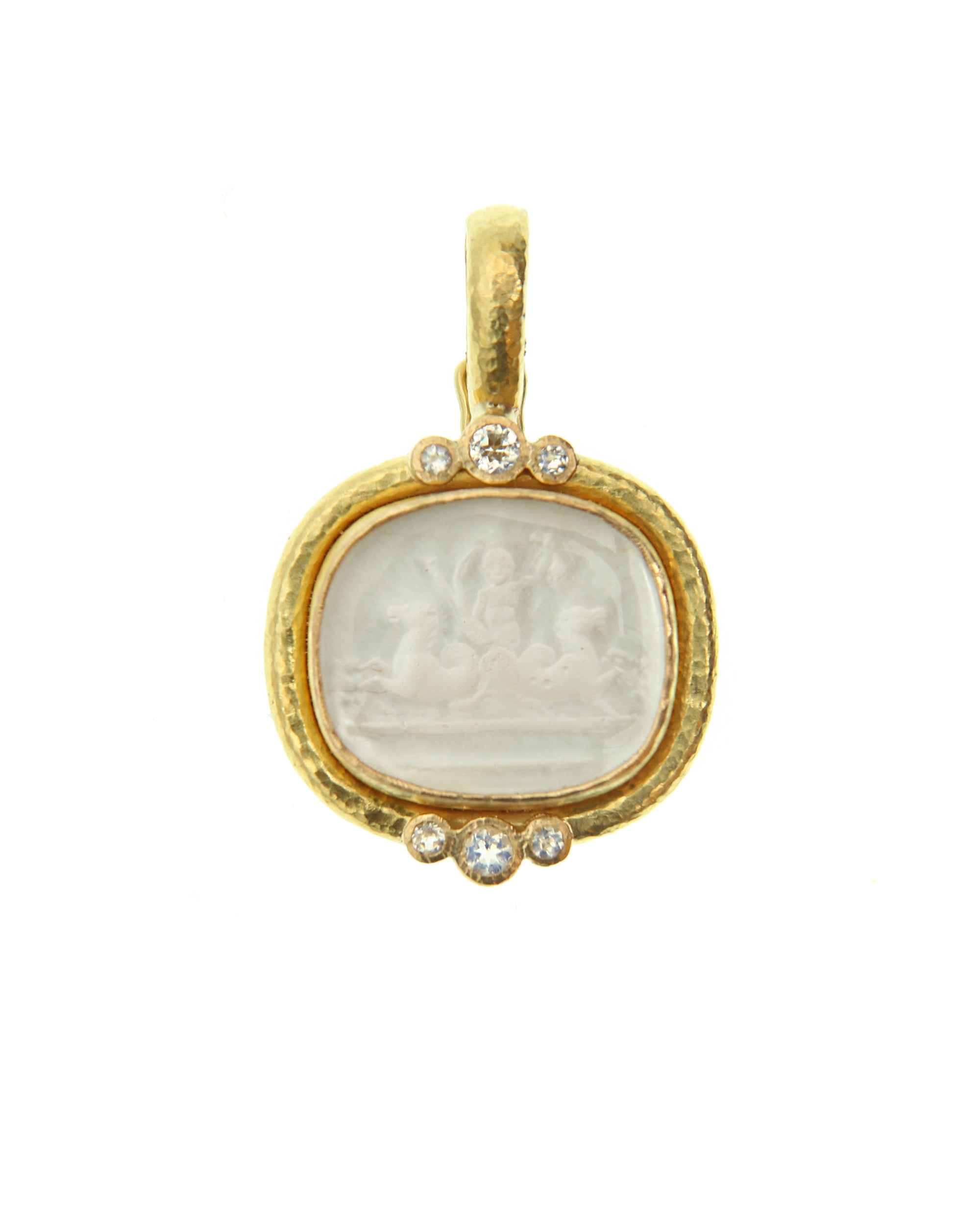 Crystal Venetian Glass 'Neptune' Pendant