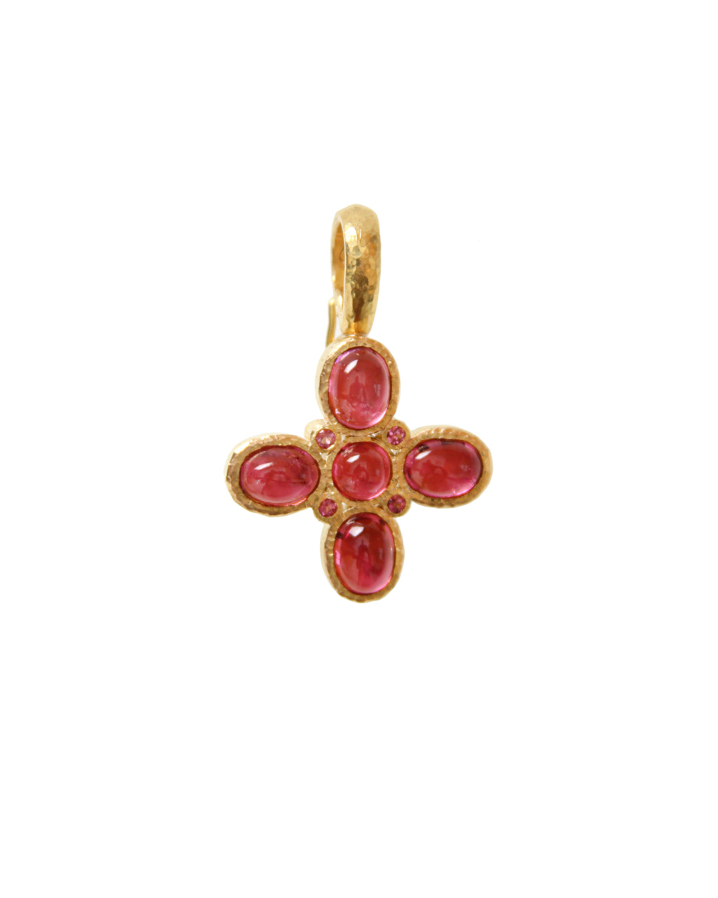 Pink Tourmaline 'Clover' Pendant