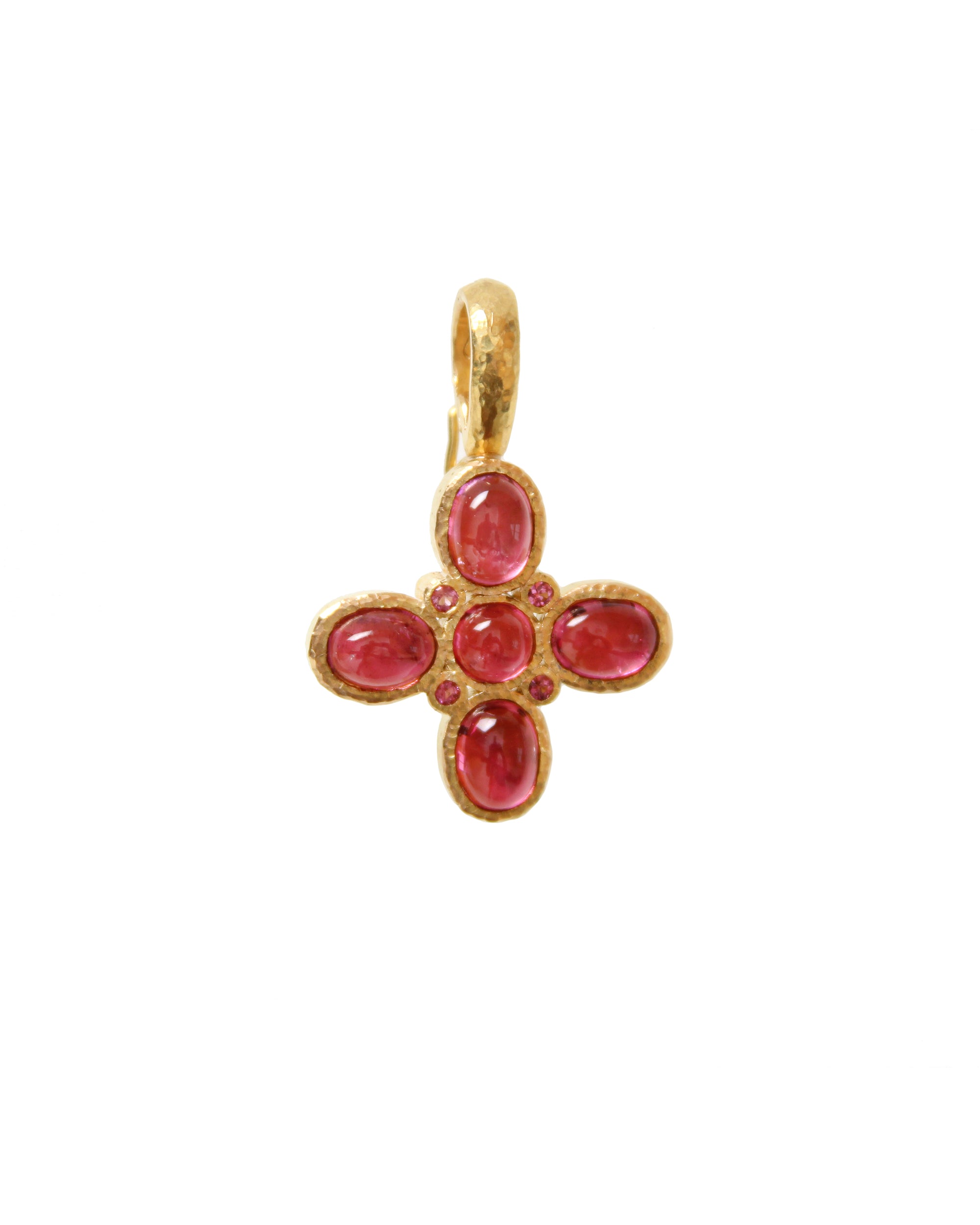 Pink Tourmaline 'Clover' Pendant