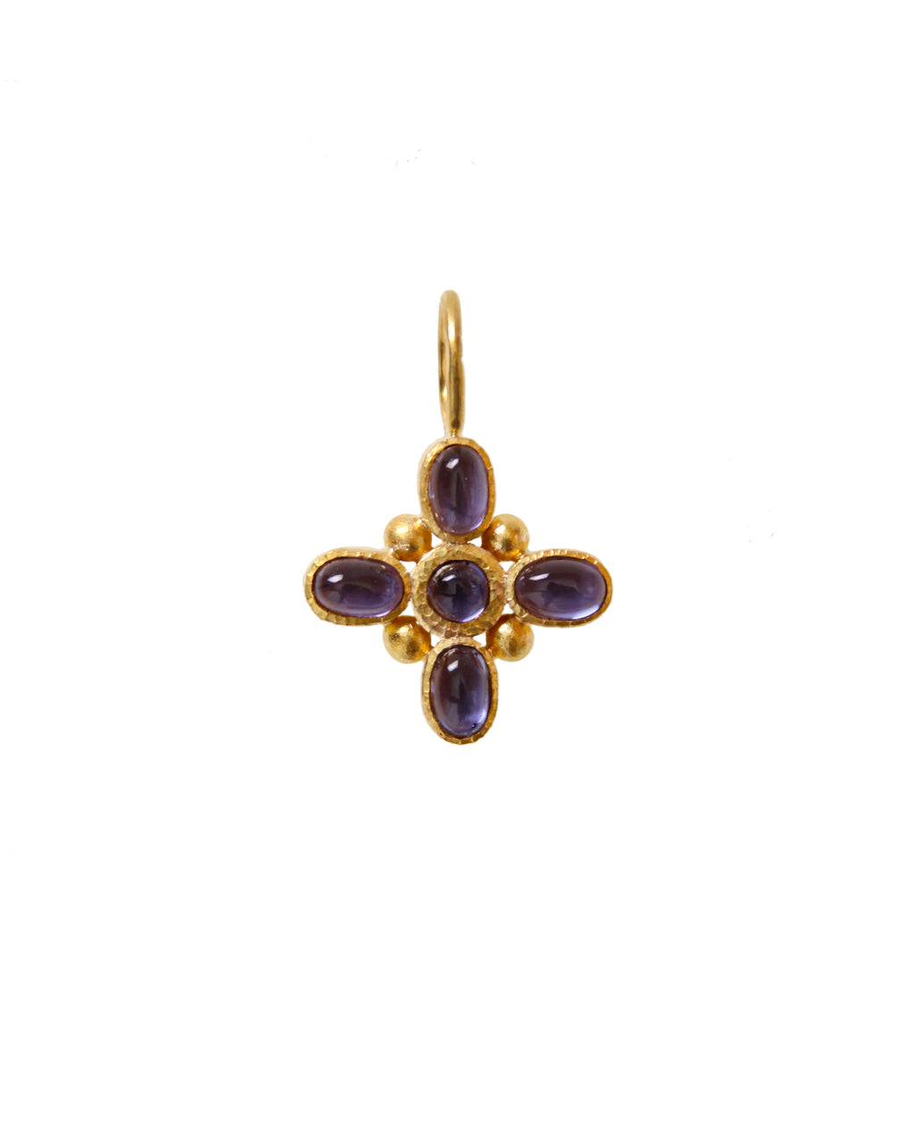 Iolite 'Clover' Pendant