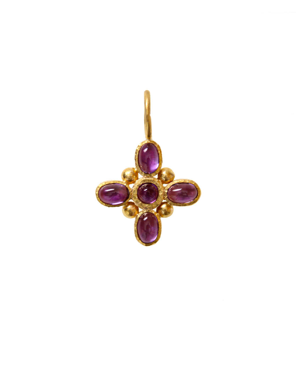 Amethyst 'Clover' Pendant