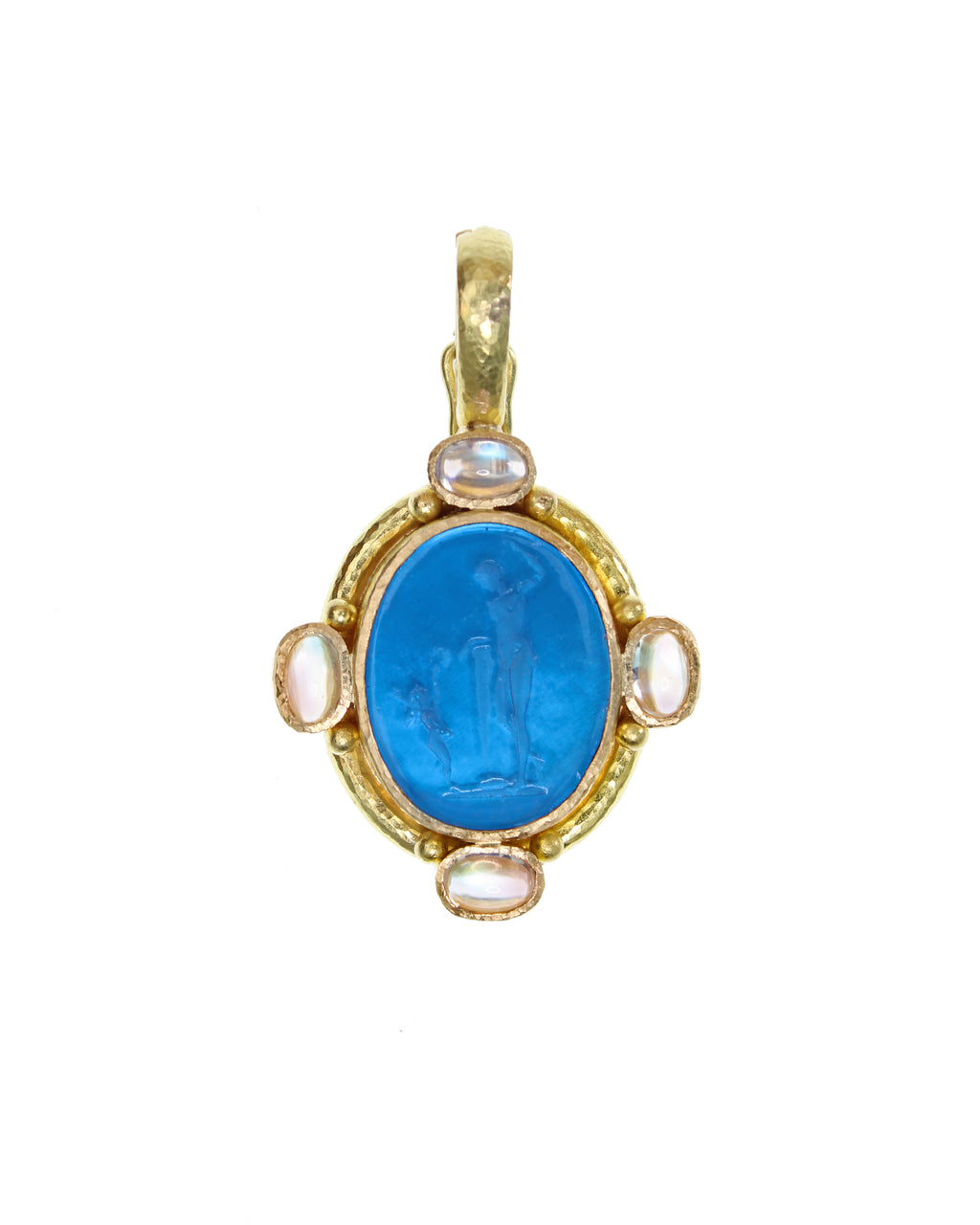 Peacock 'Diana and Cupid' Pendant