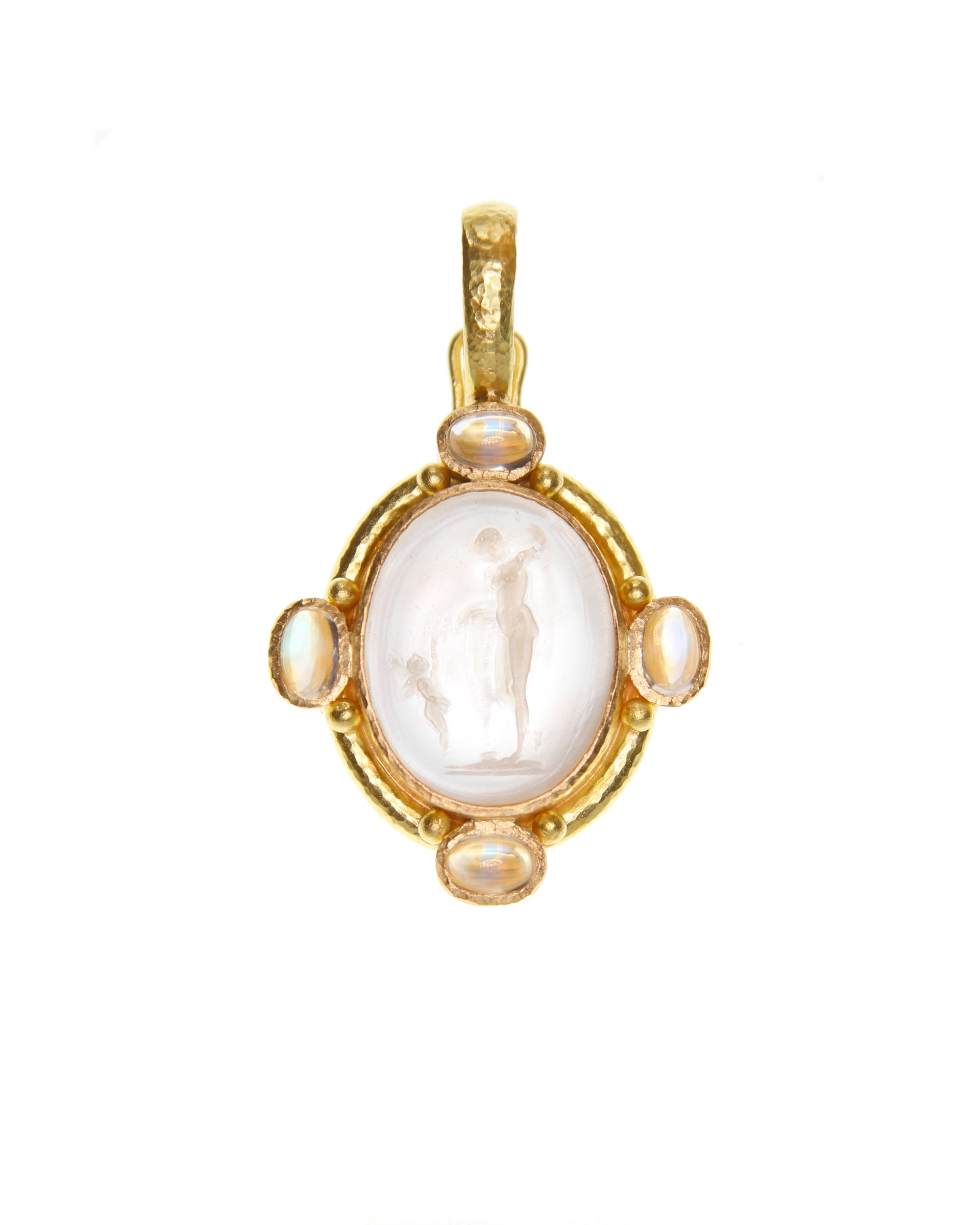 Crystal  'Diana and Cupid' Pendant