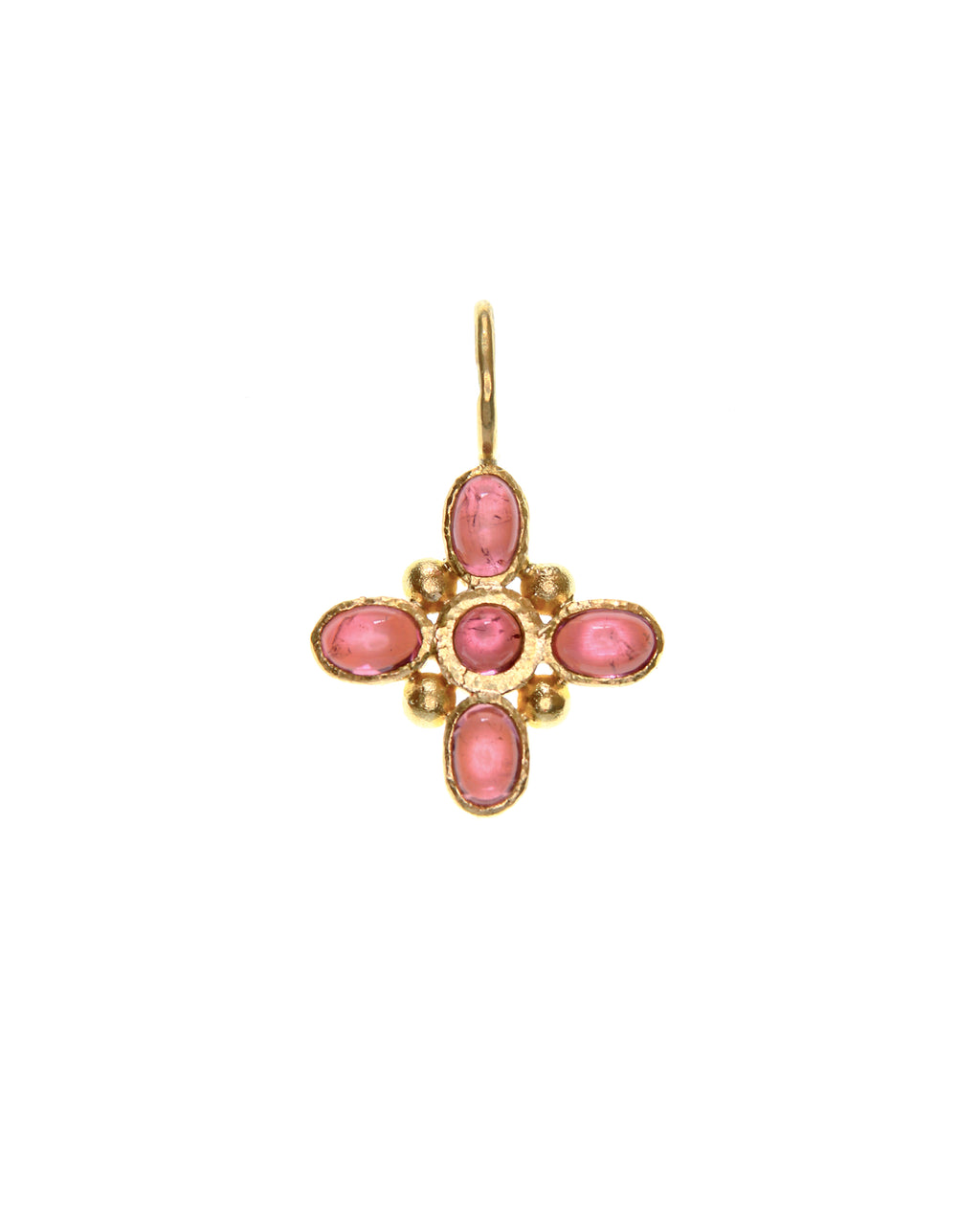 Pink Tourmaline Pendant with Jump Ring