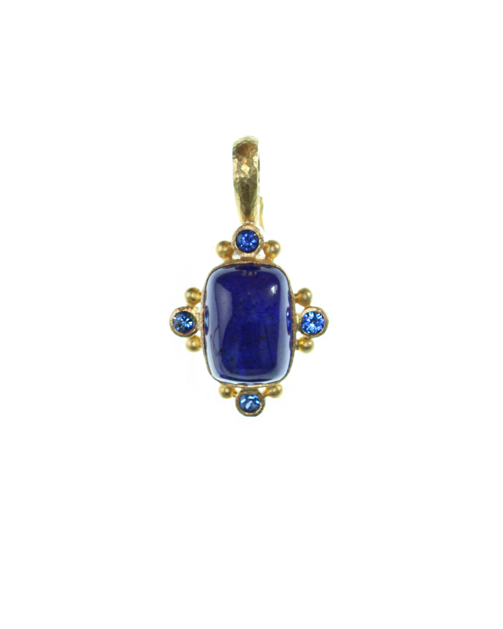 Lapis and Blue Sapphire Pendant