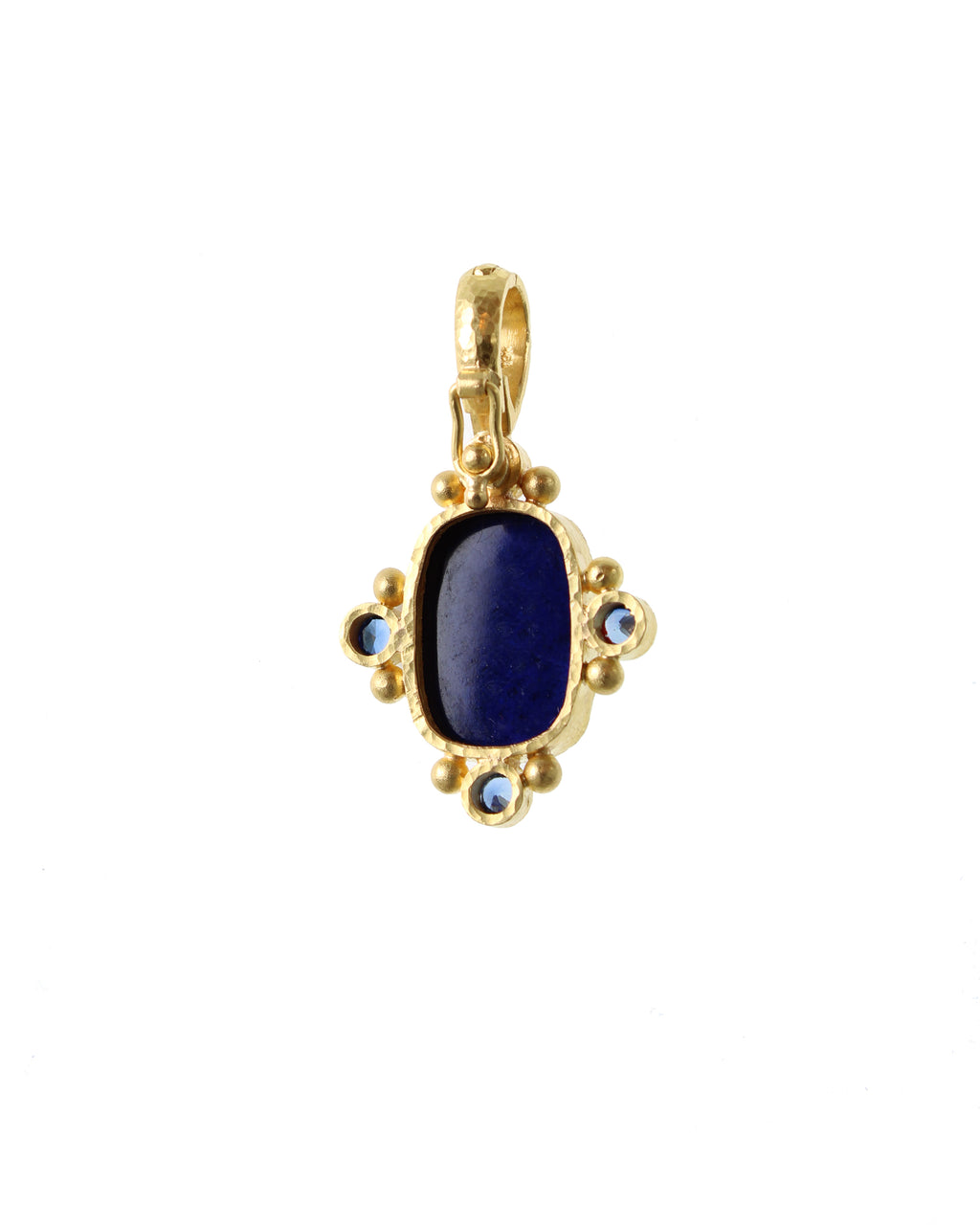 Lapis and Blue Sapphire Pendant