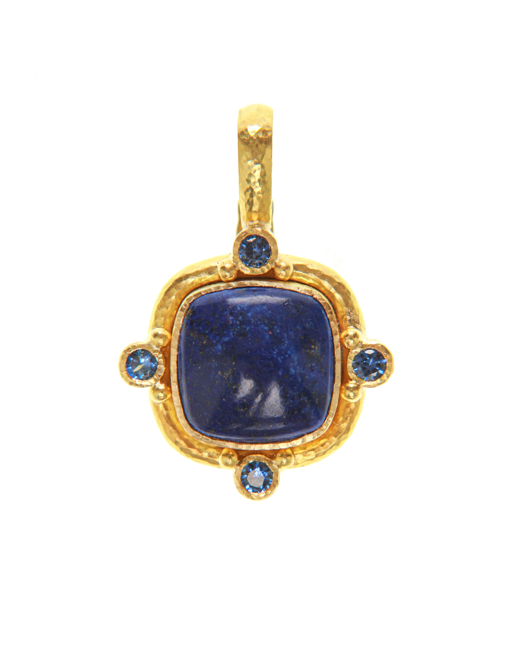 Lapis and Blue Sapphire Pendant