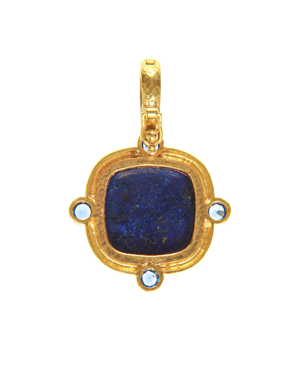 Lapis and Blue Sapphire Pendant