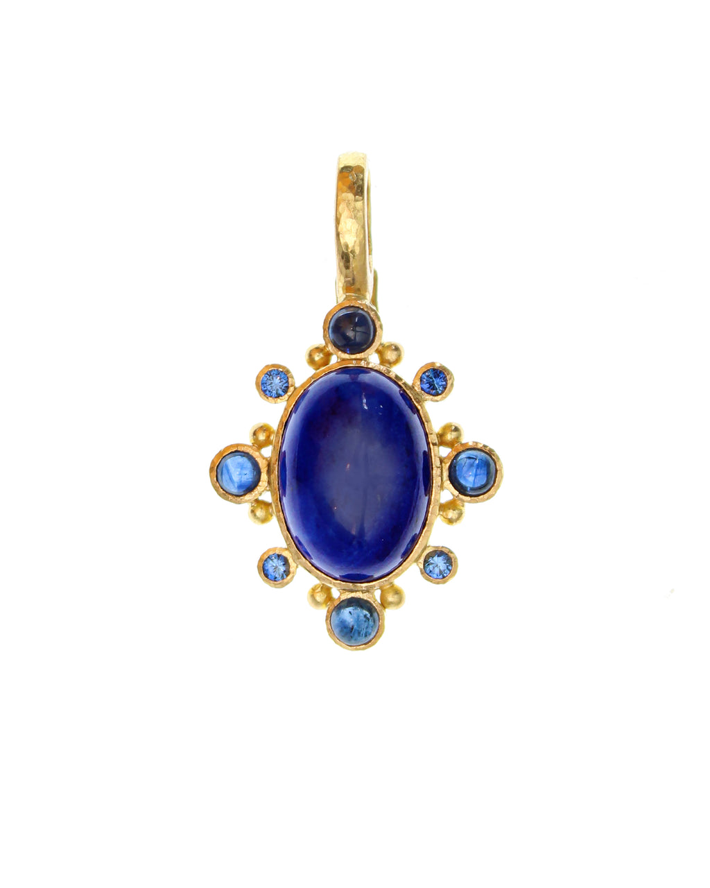 Lapis and Blue Sapphire Pendant