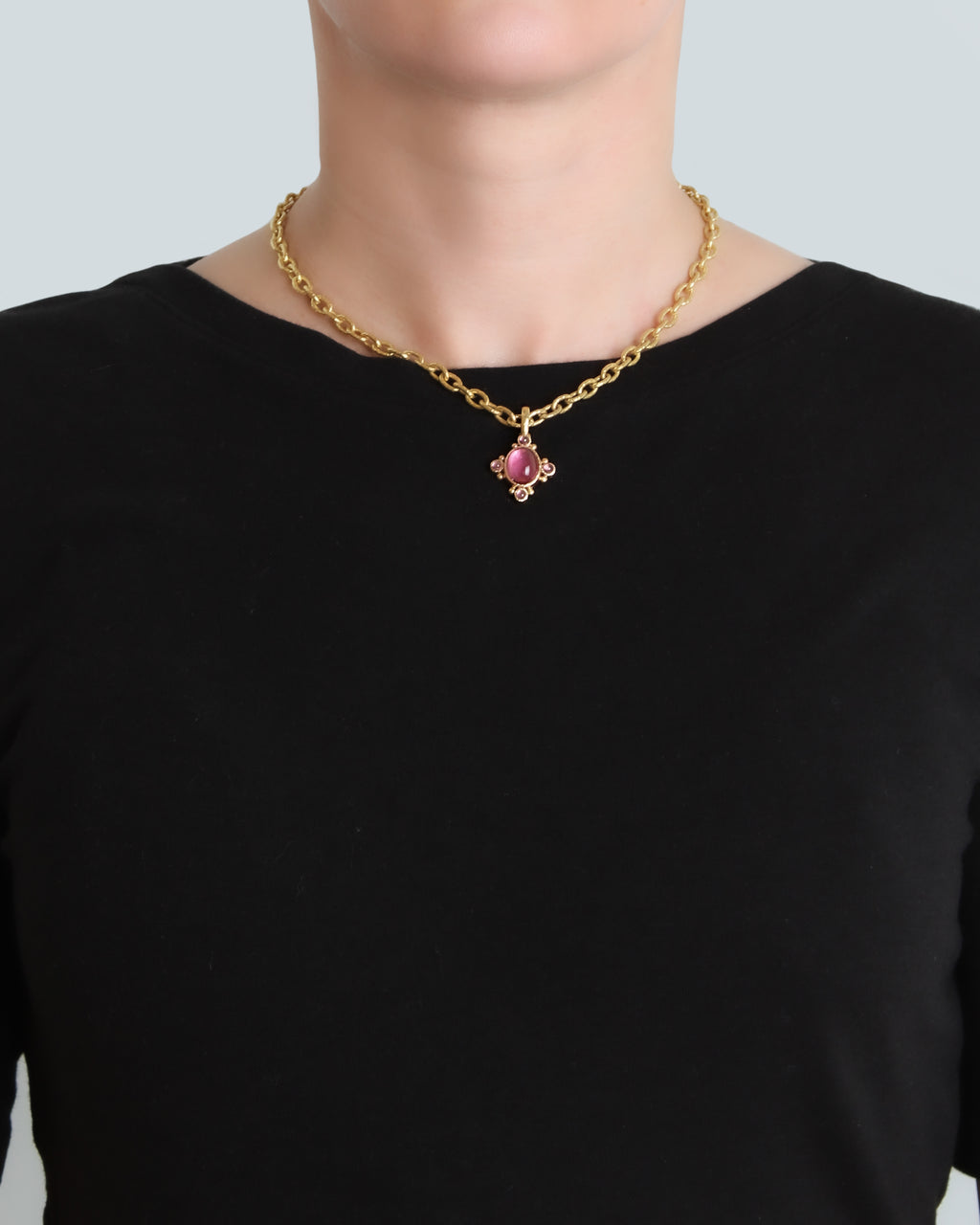Pink Tourmaline Pendant