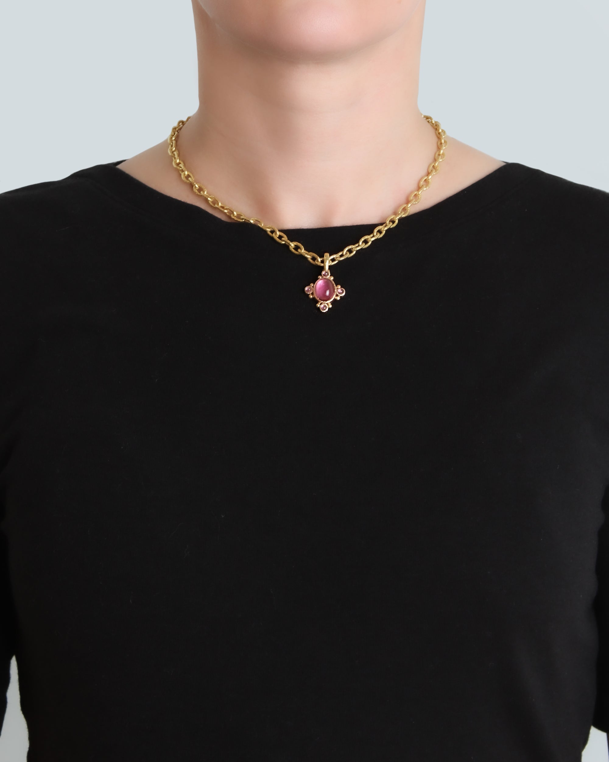 Pink Tourmaline Pendant