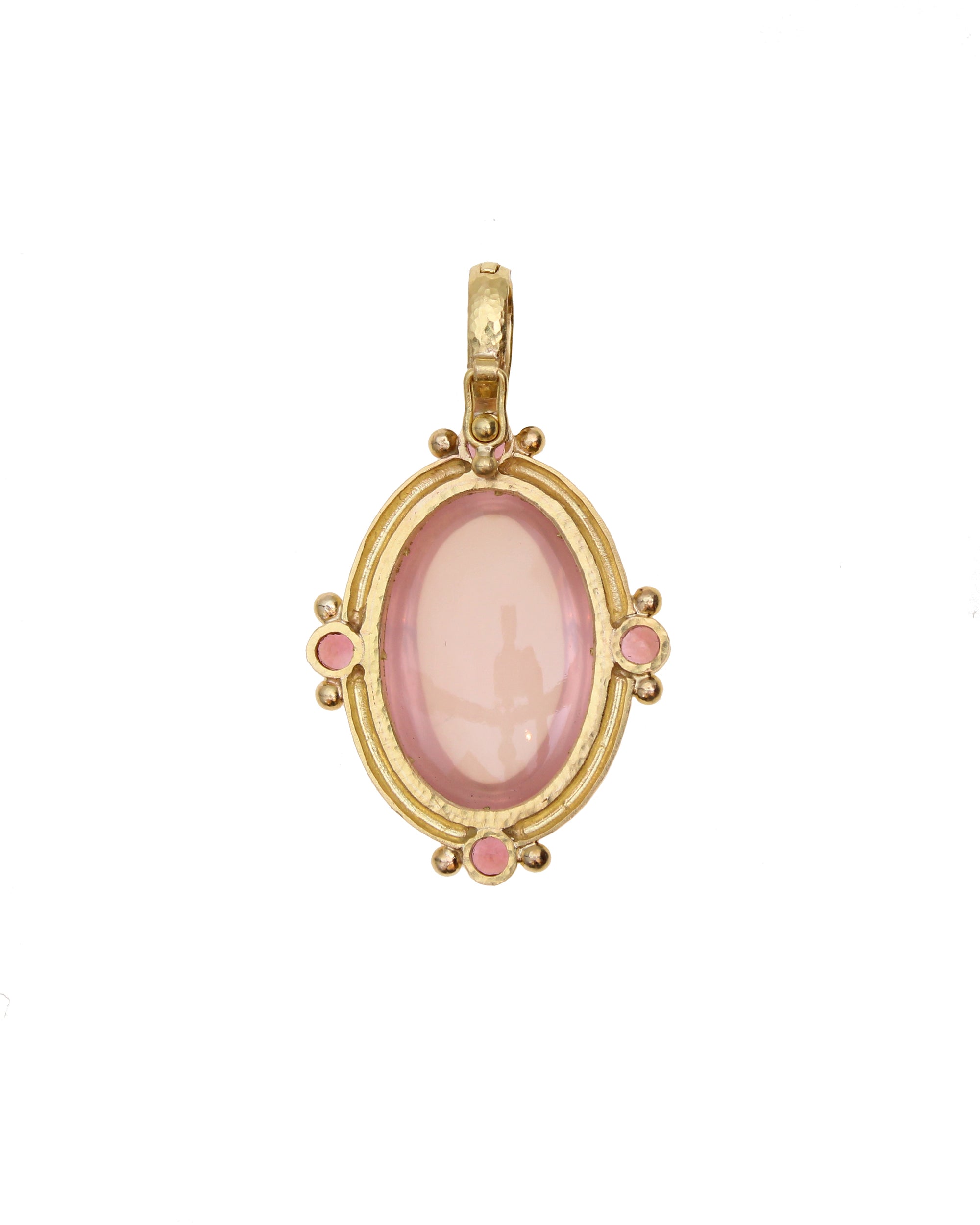 Rose Quartz and Pink Tourmaline Pendant