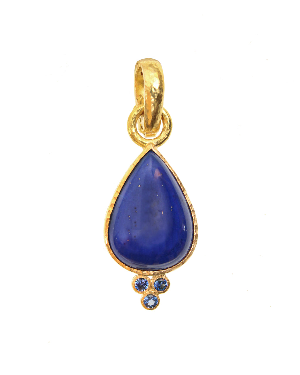 Lapis and Blue Sapphire Pendant