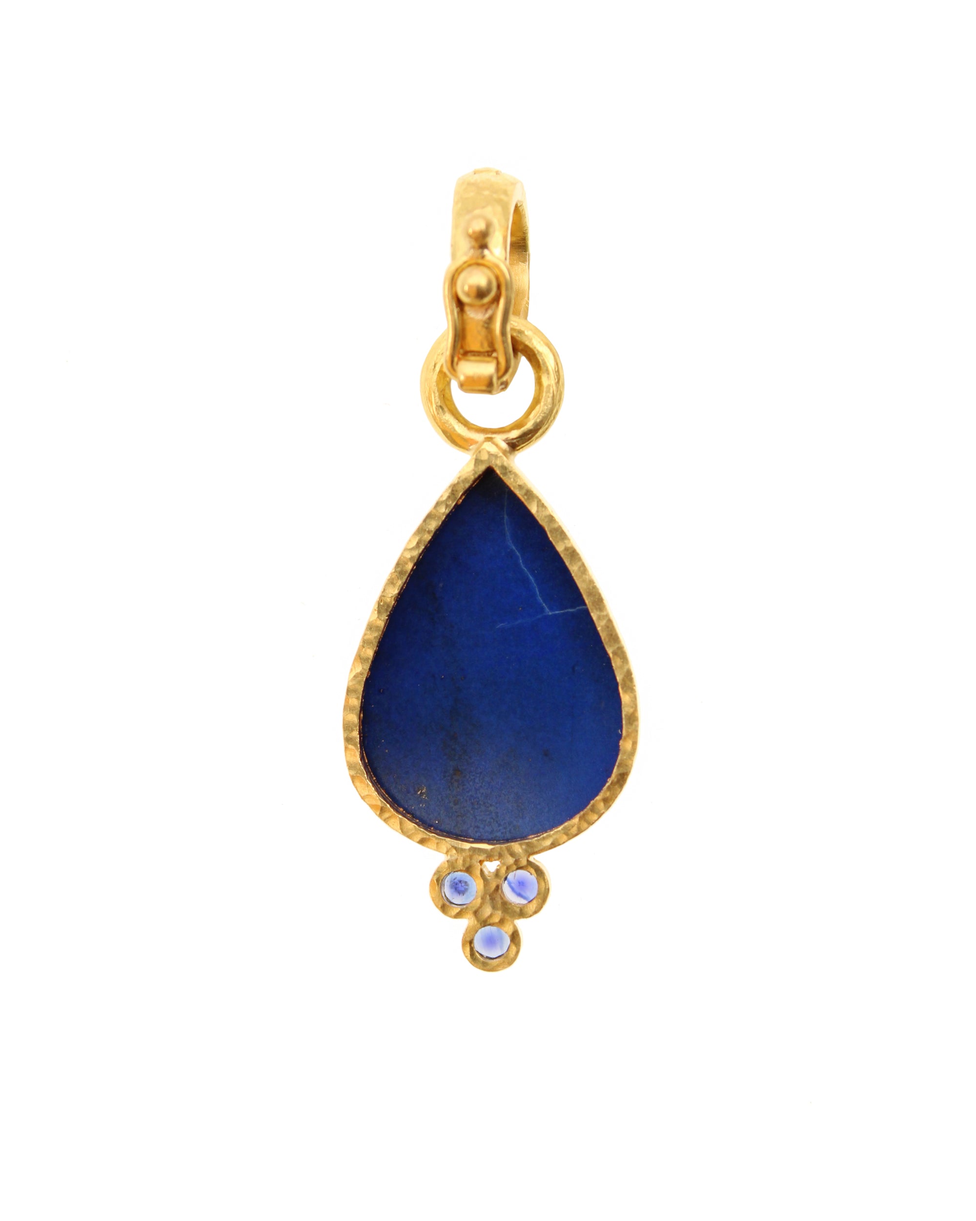 Lapis and Blue Sapphire Pendant
