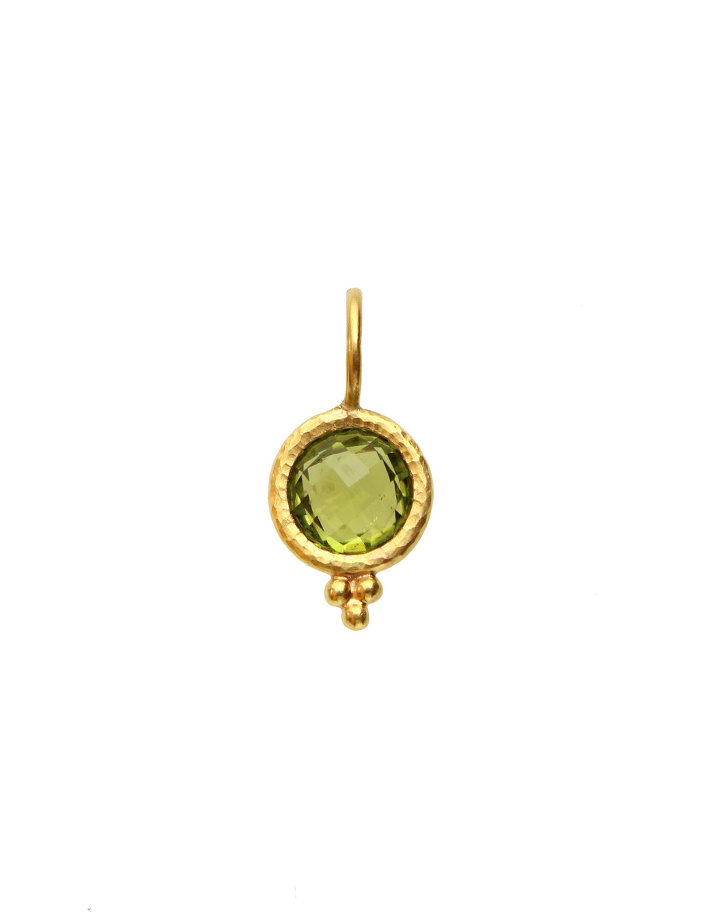 Peridot Jump Ring Pendant