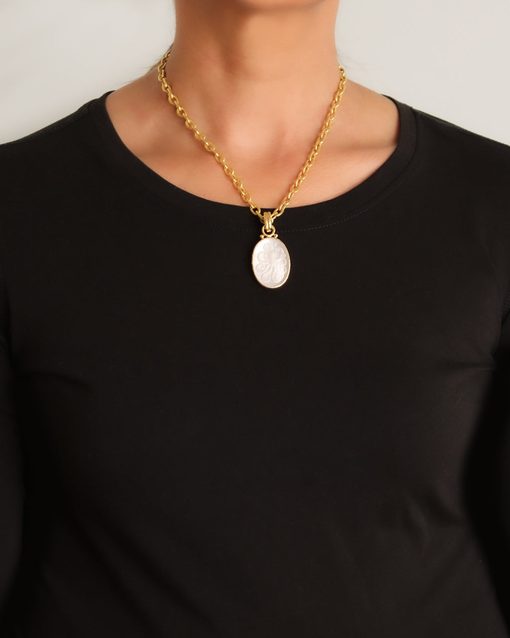 Rock Crystal 'Octopus' Pendant