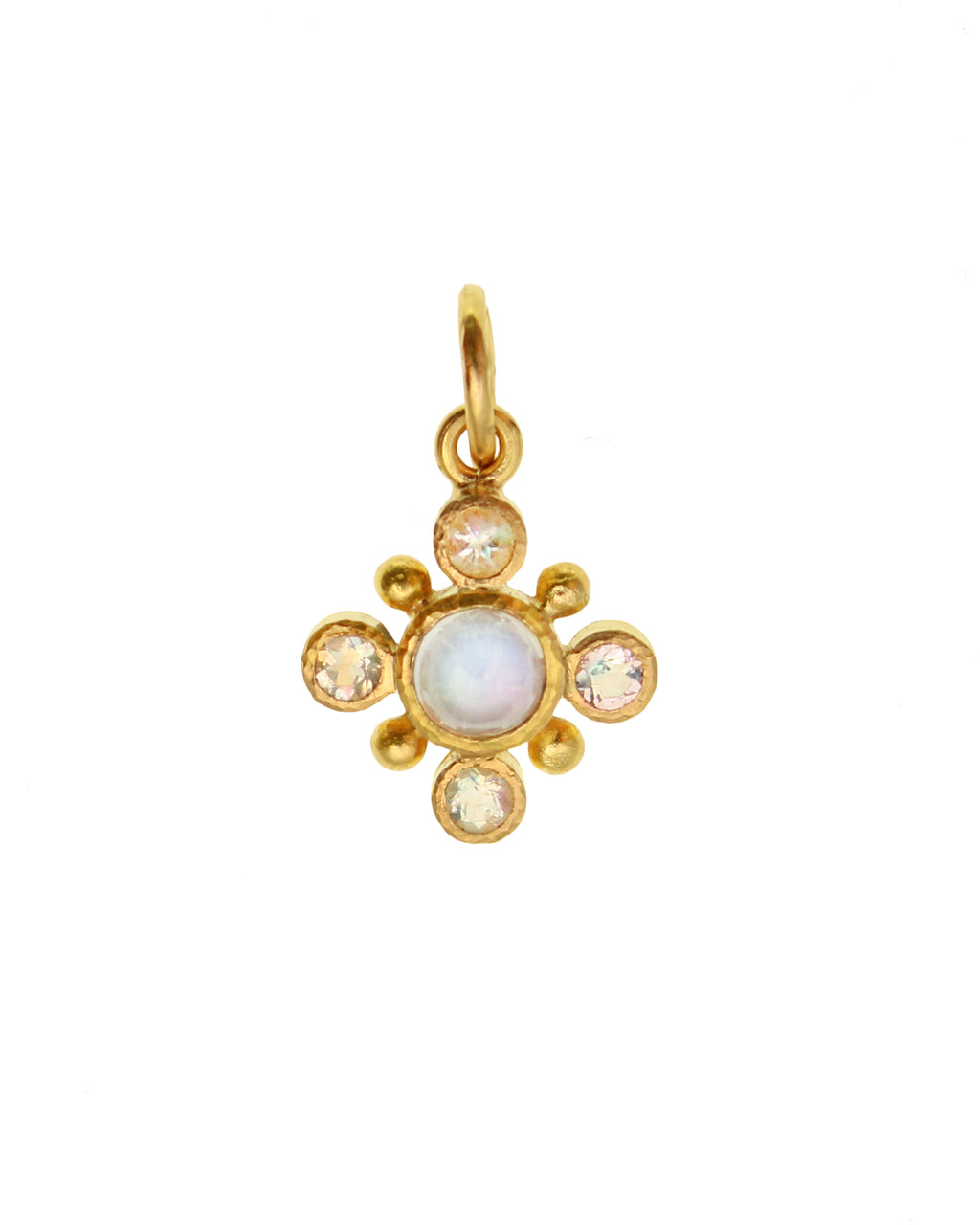 Moonstone Jump Ring Pendant