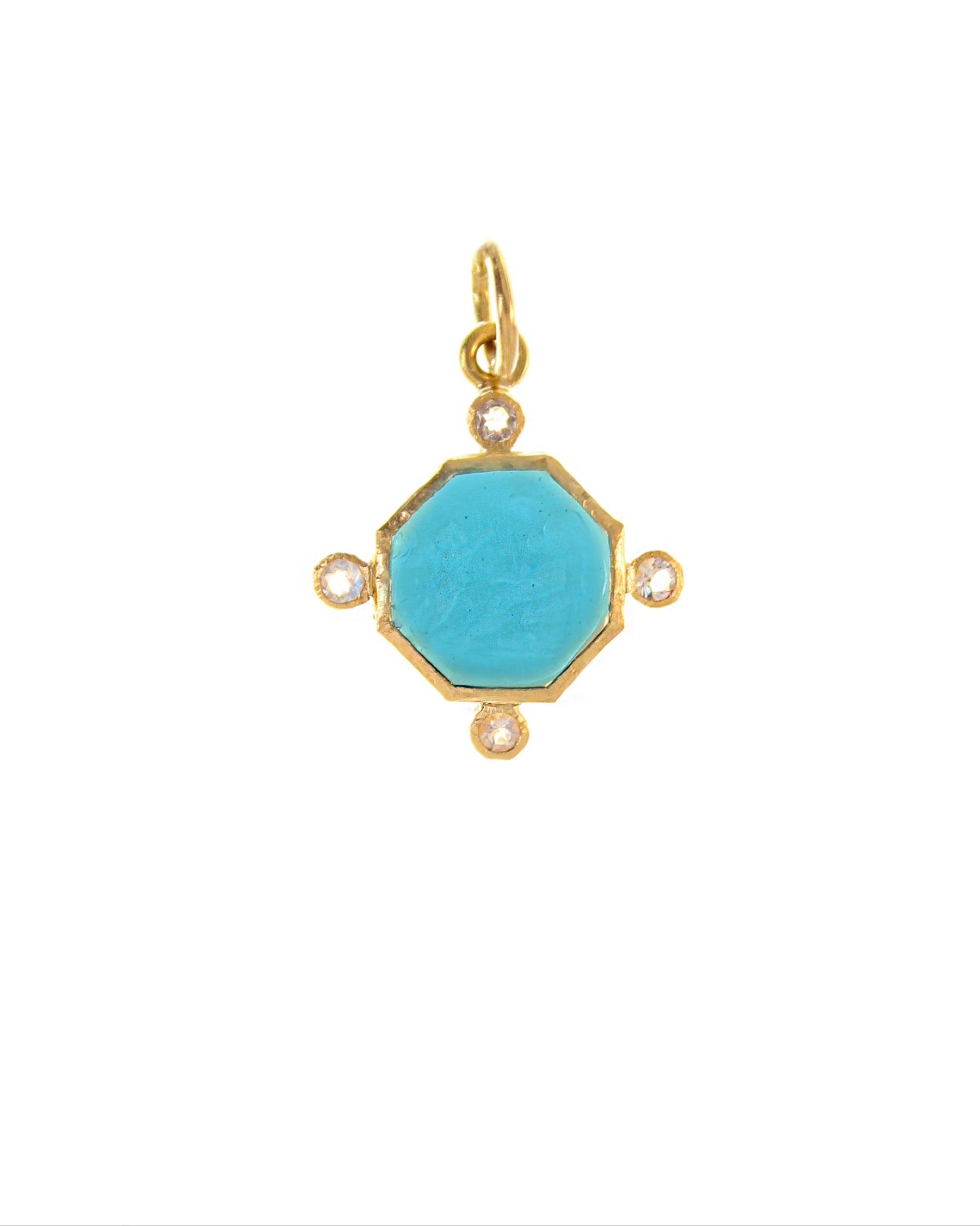 Swimming Pool 'Donna Putto' Jump Ring Pendant