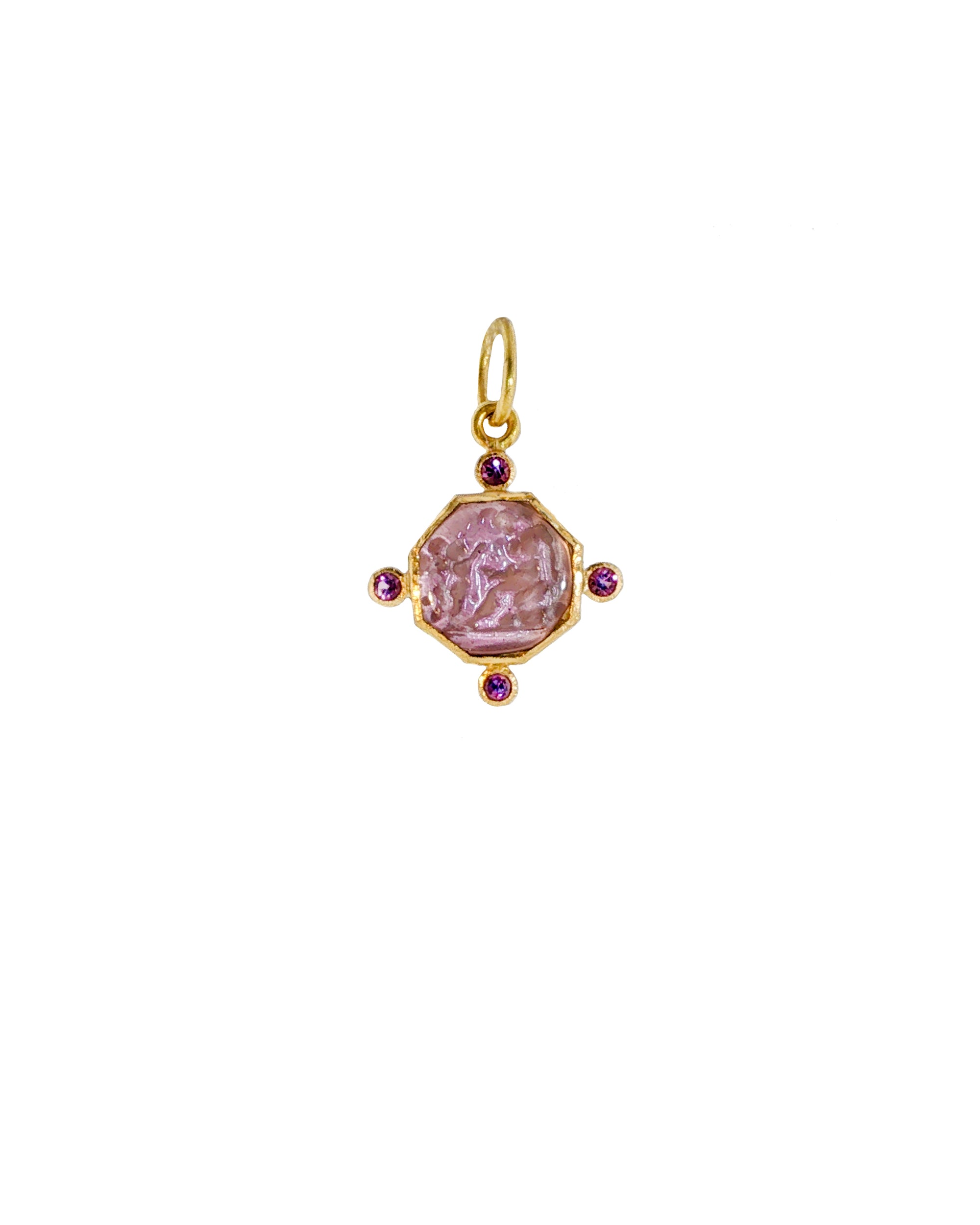 Mulberry 'Donna Putto' Swinging Jump Ring Pendant