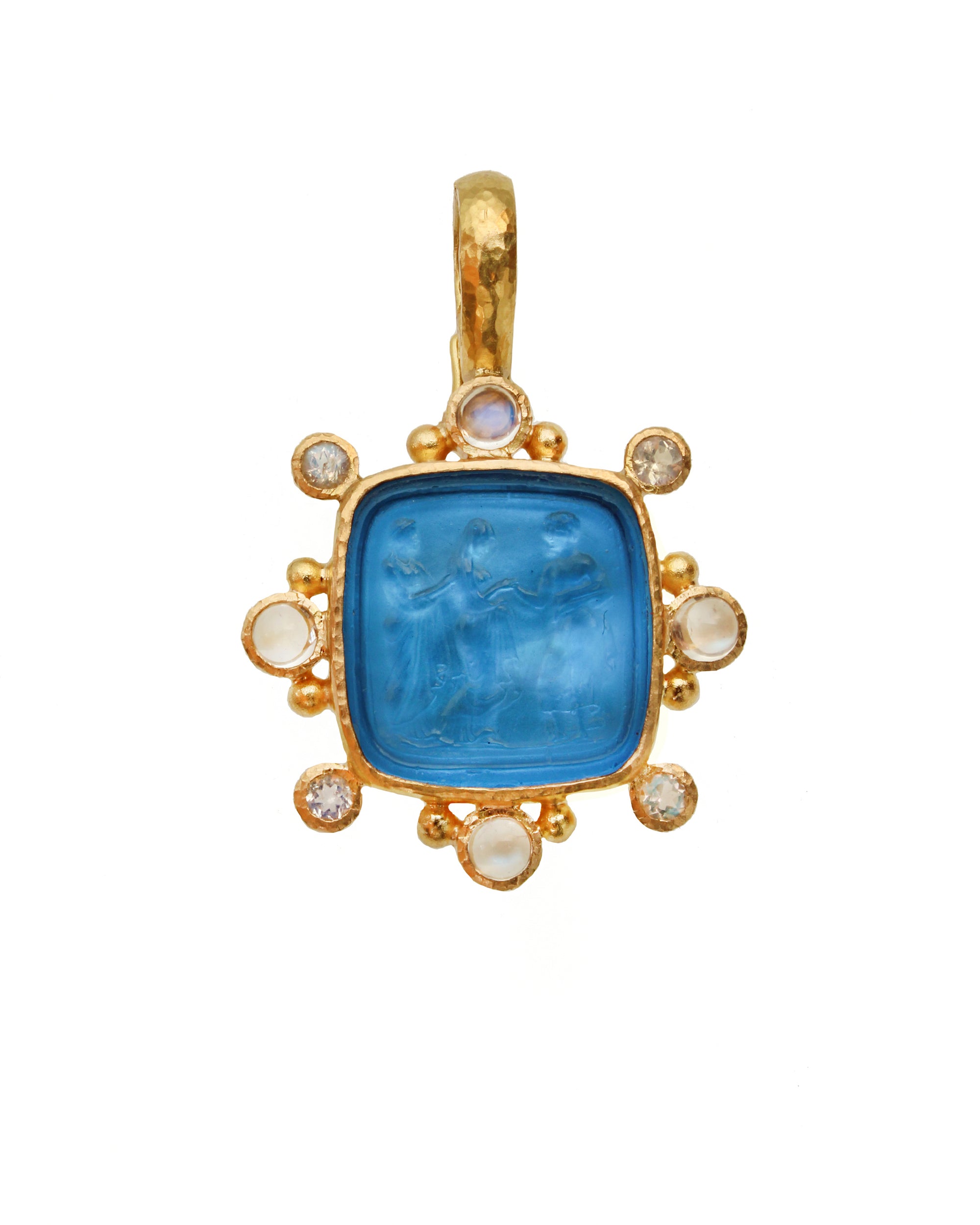 Peacock 'Three Graces' Pendant