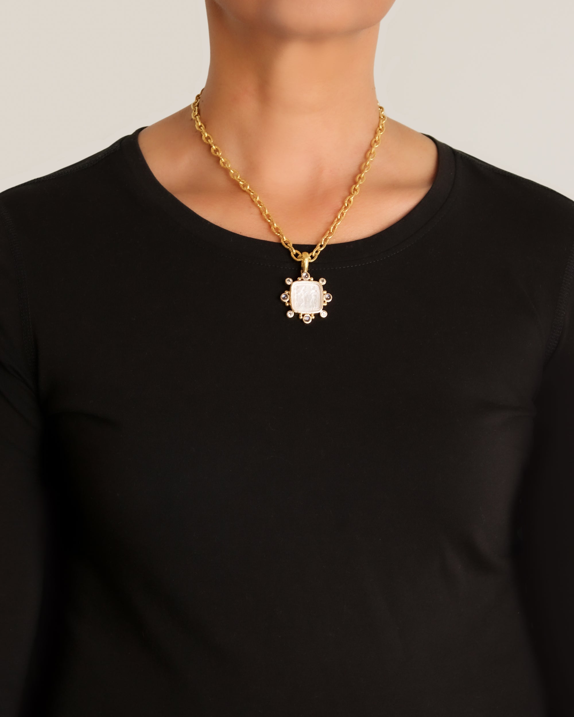 Crystal 'Three Graces' Pendant