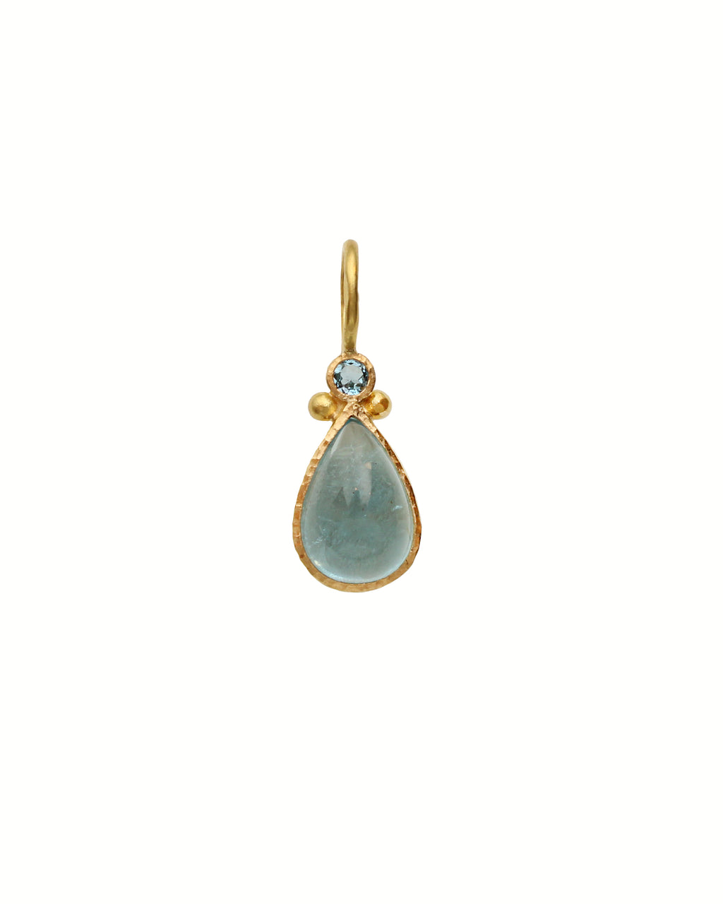 Aquamarine Jump Ring Pendant