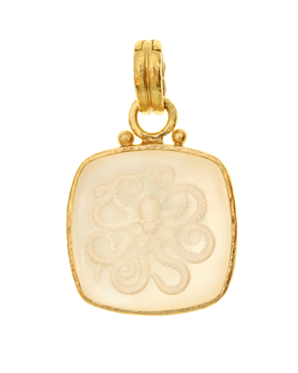 Rock Crystal 'Octopus' Pendant