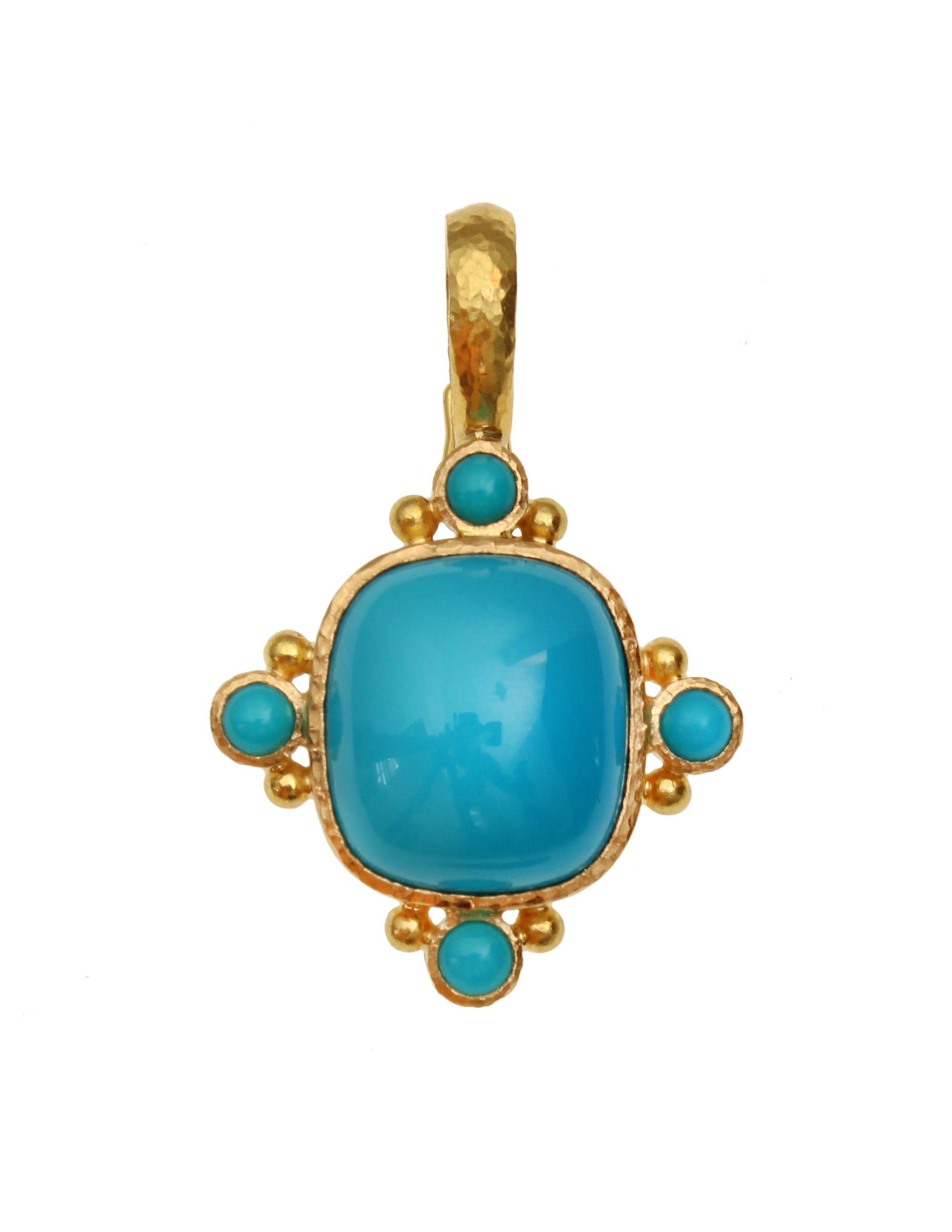 Sleeping Beauty Turquoise Pendant